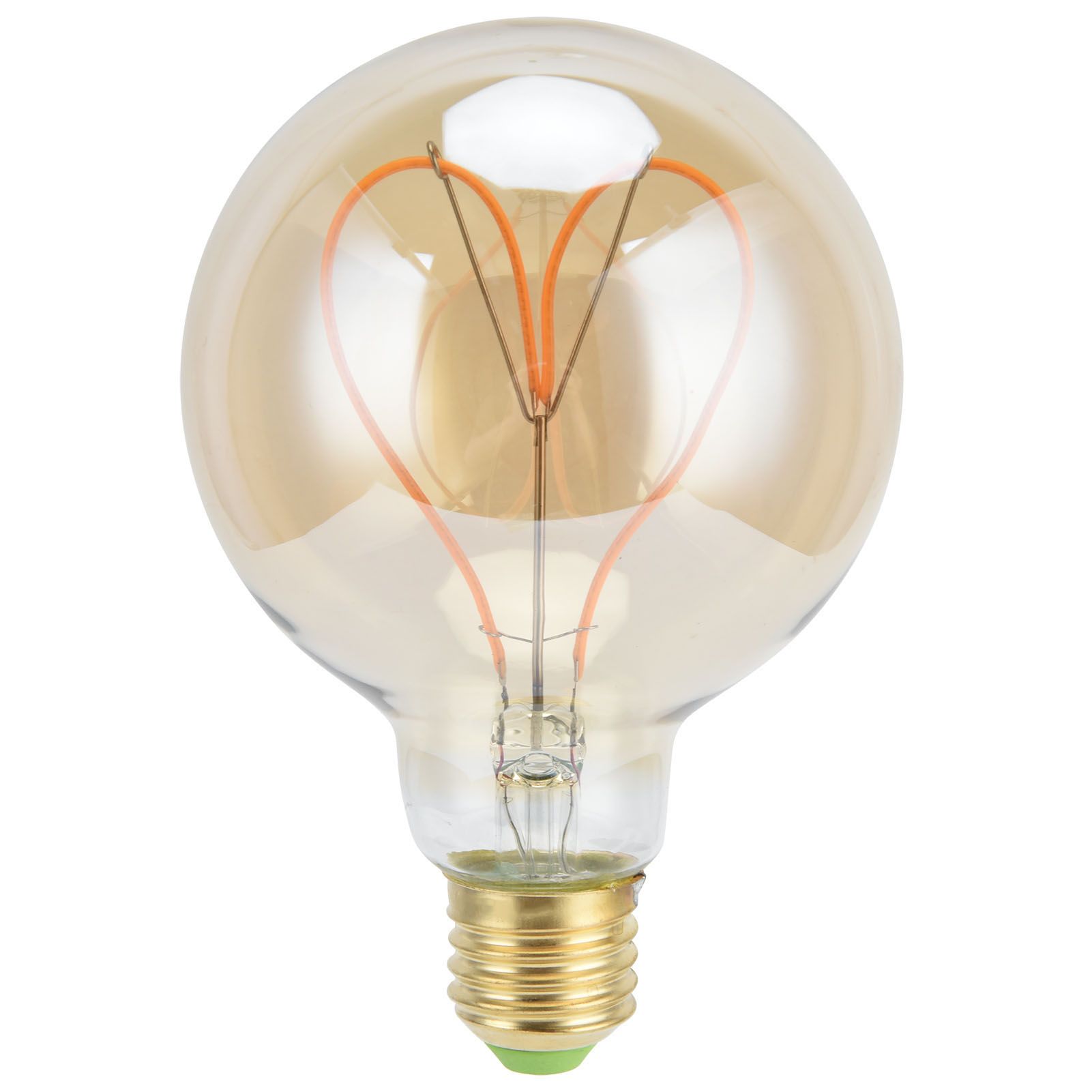 G95 Heart Shaped LED Retro Bulb E27 Dimmable Vintage Light Bulb 110V 4W for view 2