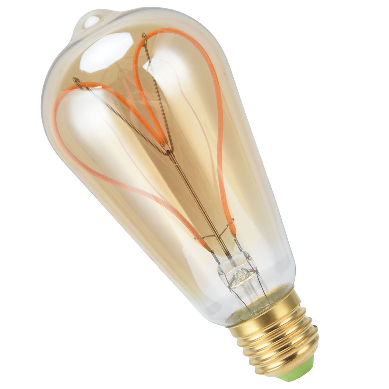 LED Bulb Love Heart Peach Heart Filament Antique Lamp Retro Bulb 110V E27 Lamp view 9