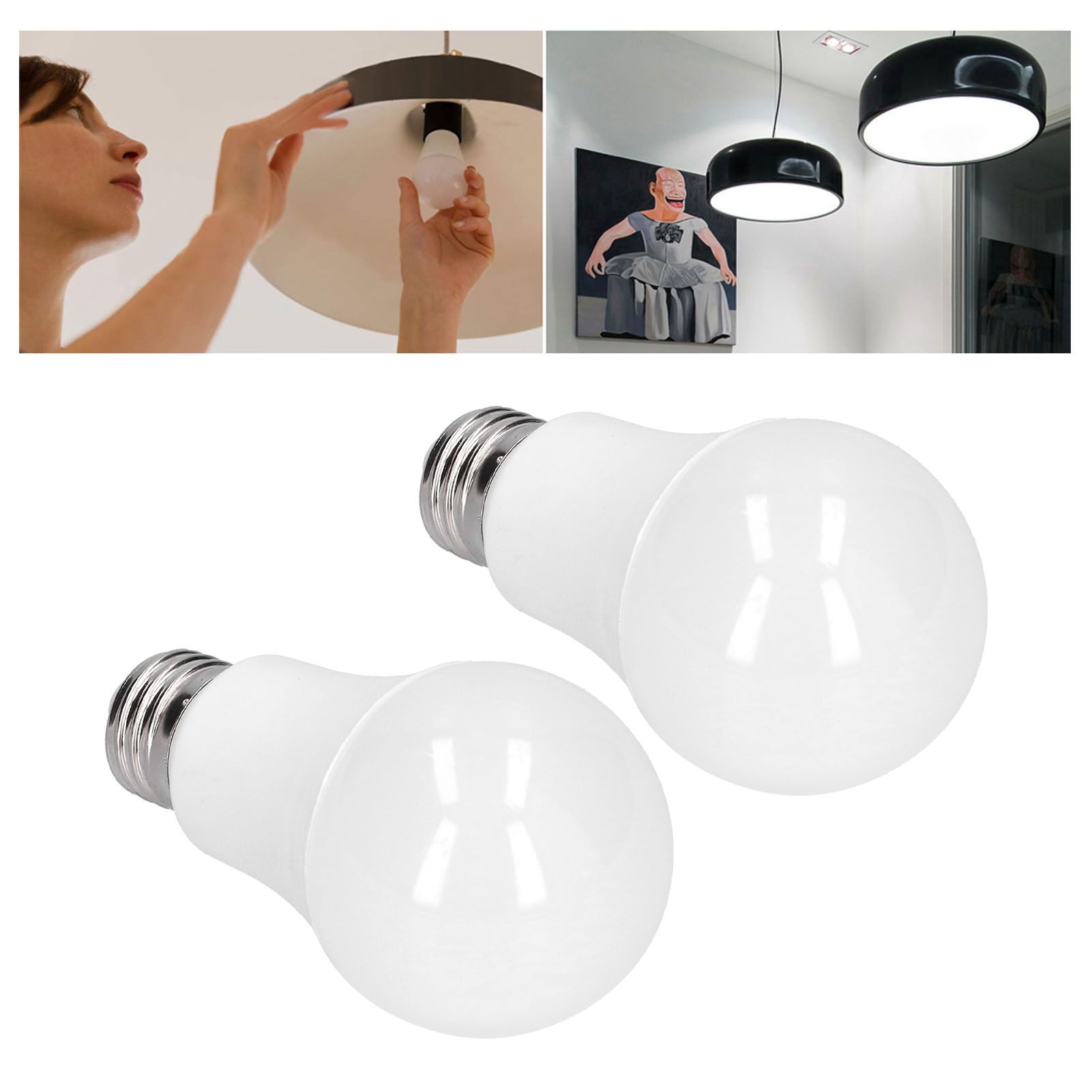2PCS E27/E26 LED Bulb Dimmable 7W/5000K Light Bulb for Home Office Bedroom 220V view 11