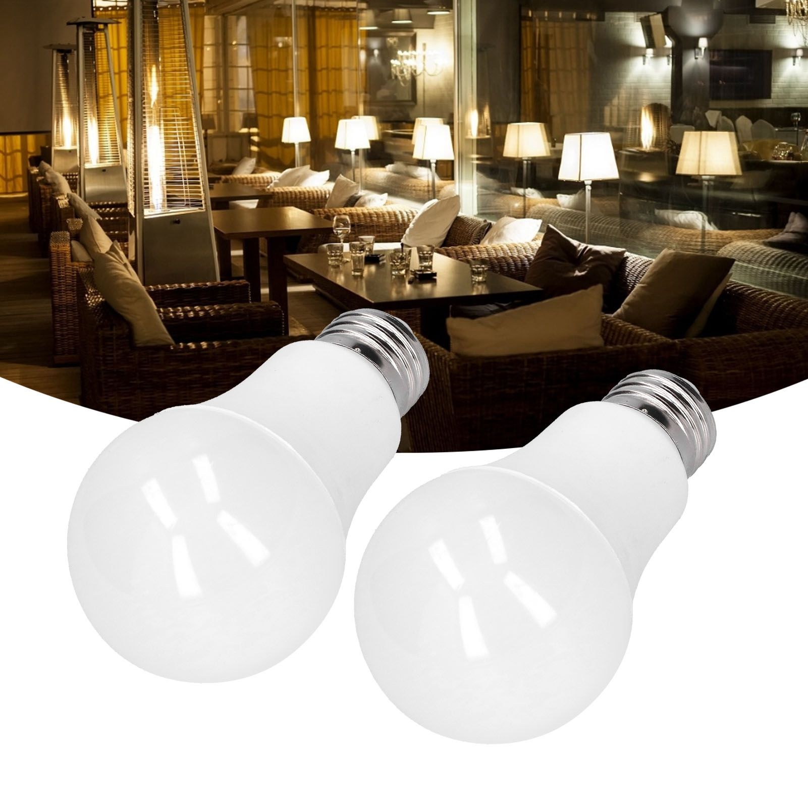 2PCS E27/E26 LED Bulb Dimmable 7W/5000K Light Bulb for Home Office Bedroom 220V view 12