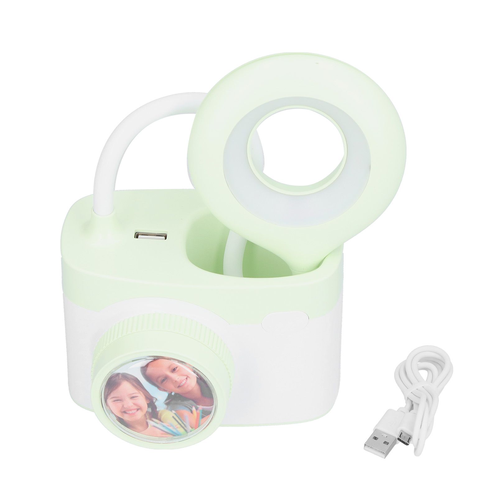 Desk Lamp Multifunctional Small Camera Shape Desktop LED Soft Light USB view 2
