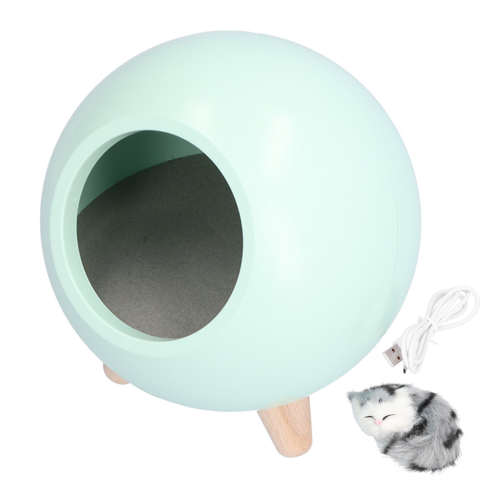 USB Atmosphere Lamp Children Girls Bedroom Bedside Cartoon LED Sleeping Night