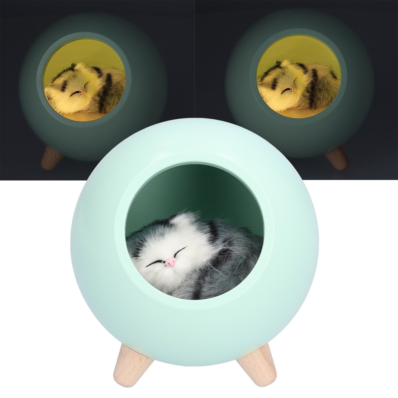 USB Atmosphere Lamp Children Girls Bedroom Bedside Cartoon LED Sleeping Night view 11