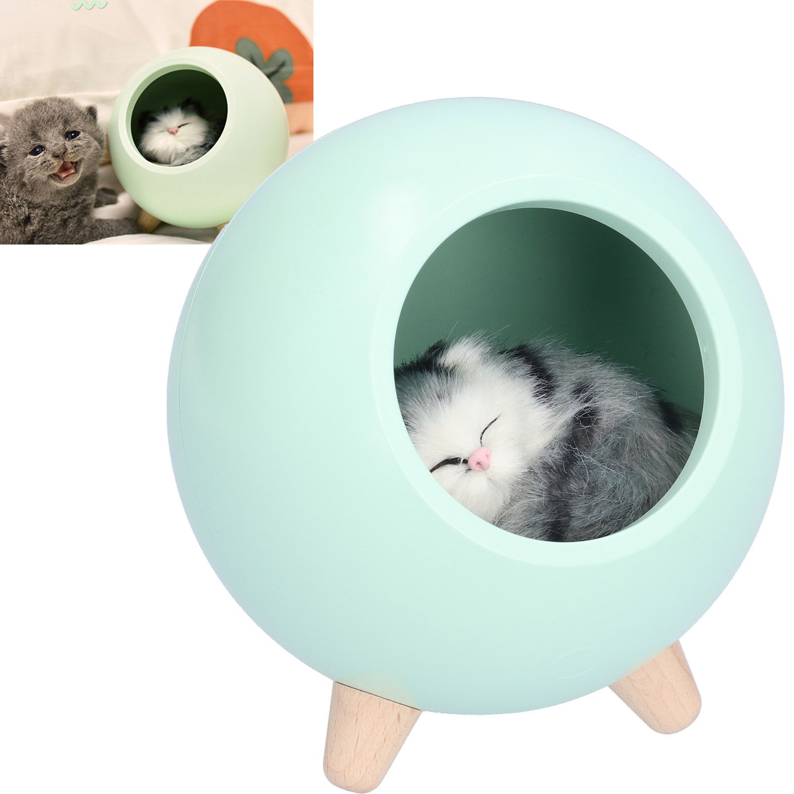 USB Atmosphere Lamp Children Girls Bedroom Bedside Cartoon LED Sleeping Night view 12