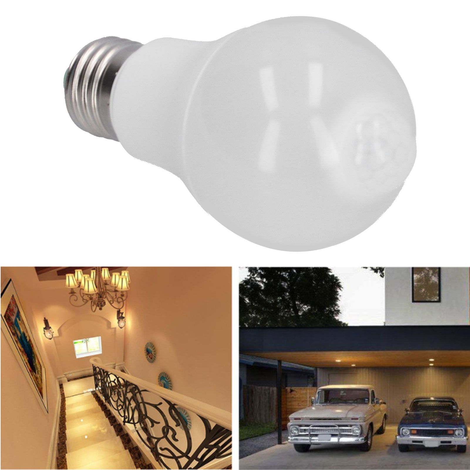 E27 LED Light Bulb PIR Motion Detector Bulb for Corridor Bedroom Staircase view 11