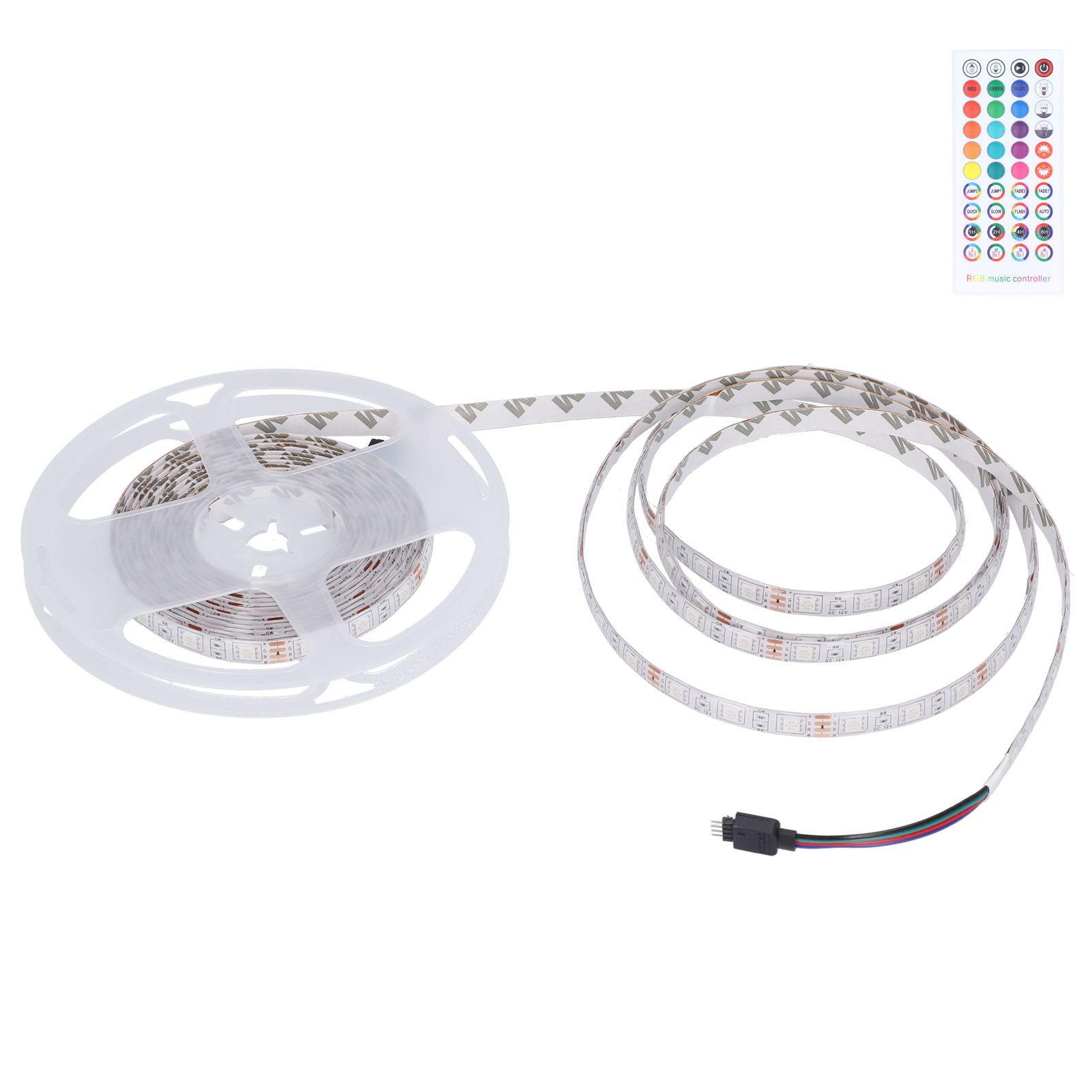 Strip Light RGB 5m Waterproof LED Color Music Mode Mobile APP Control Tape view 8