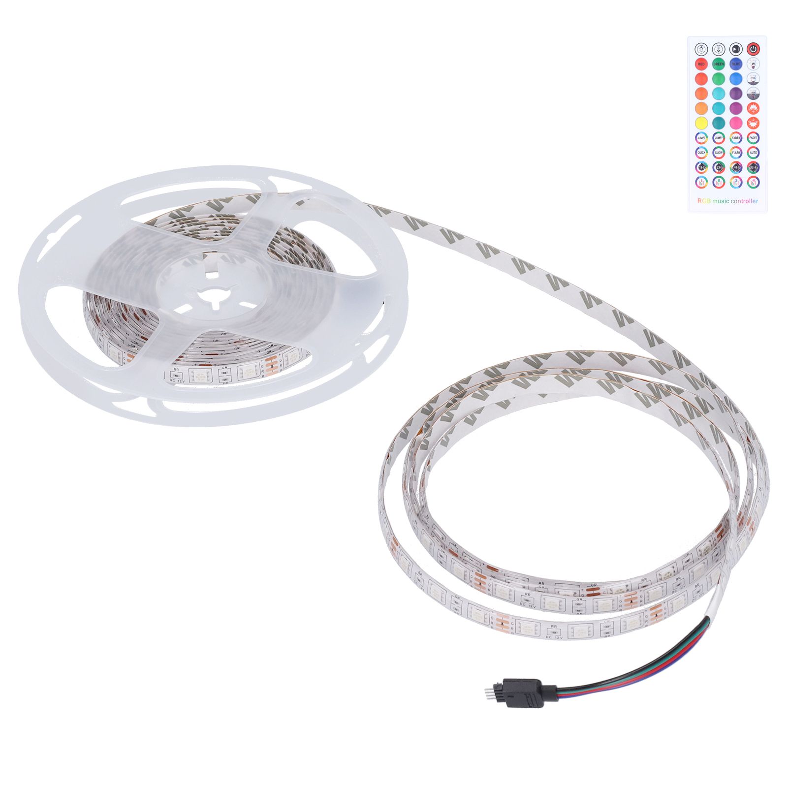 Strip Light RGB 5m Waterproof LED Color Music Mode Mobile APP Control Tape view 9
