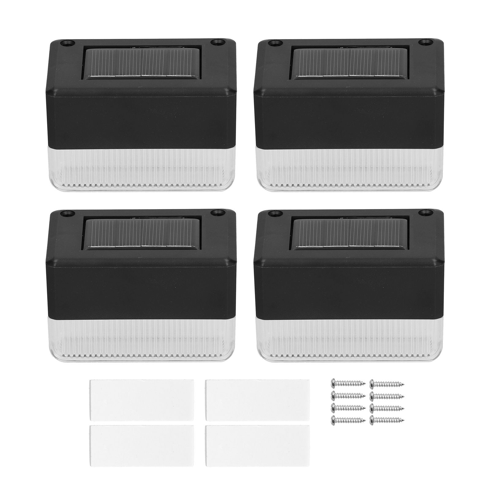 4PCS Solar Stair Lamp 3LED Step Lamp Landscape Light for Outdoor Garden view 2