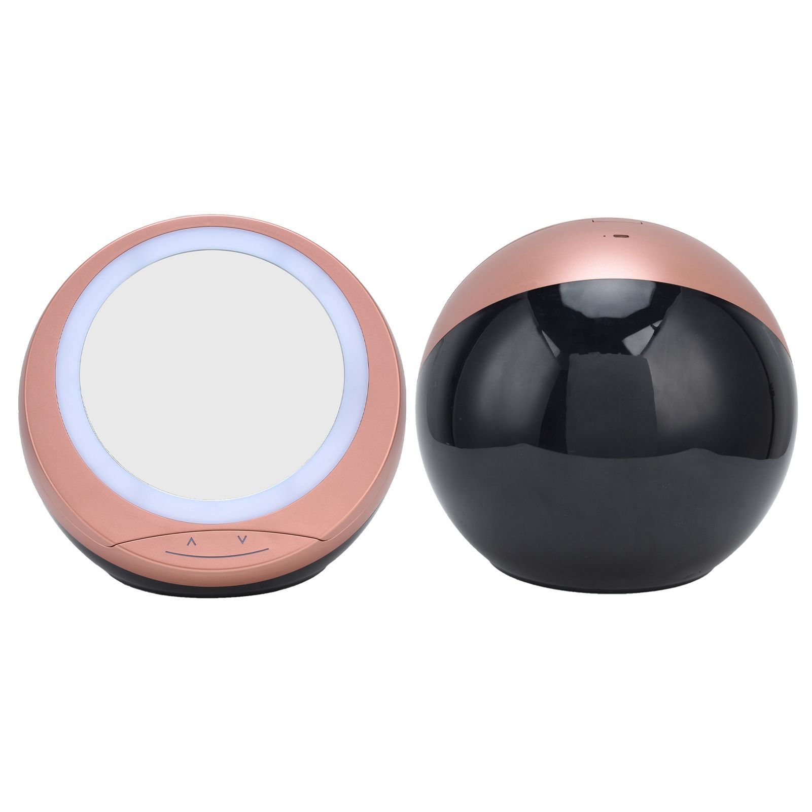 Round Makeup Mirror Dimmable White LED 2 In 1 USB Charging Cosmetic Mirror view 10