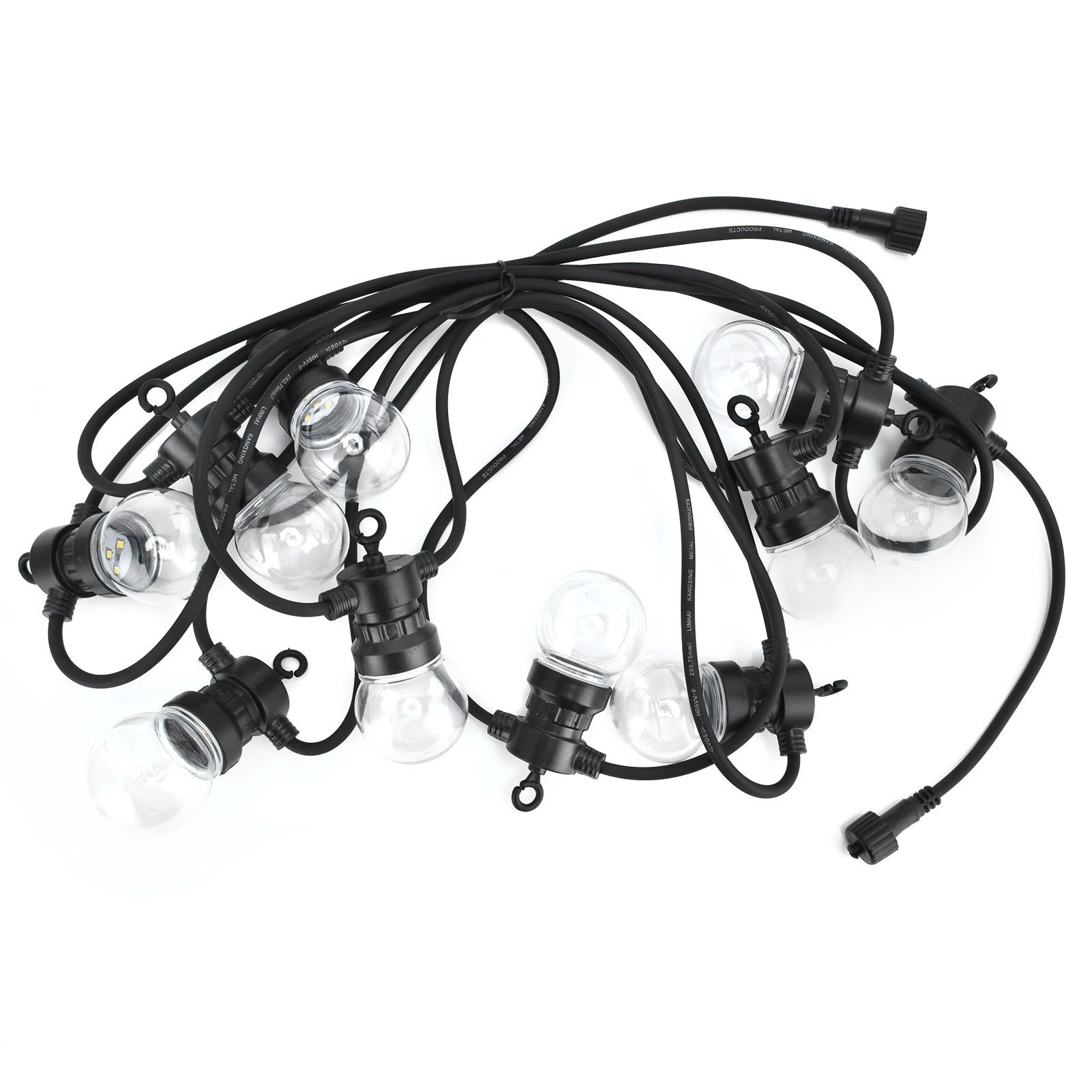 G50 Bulb String Light 5M 10LED Clear Globe Bulb Decorative Lamp for Outdoor view 4