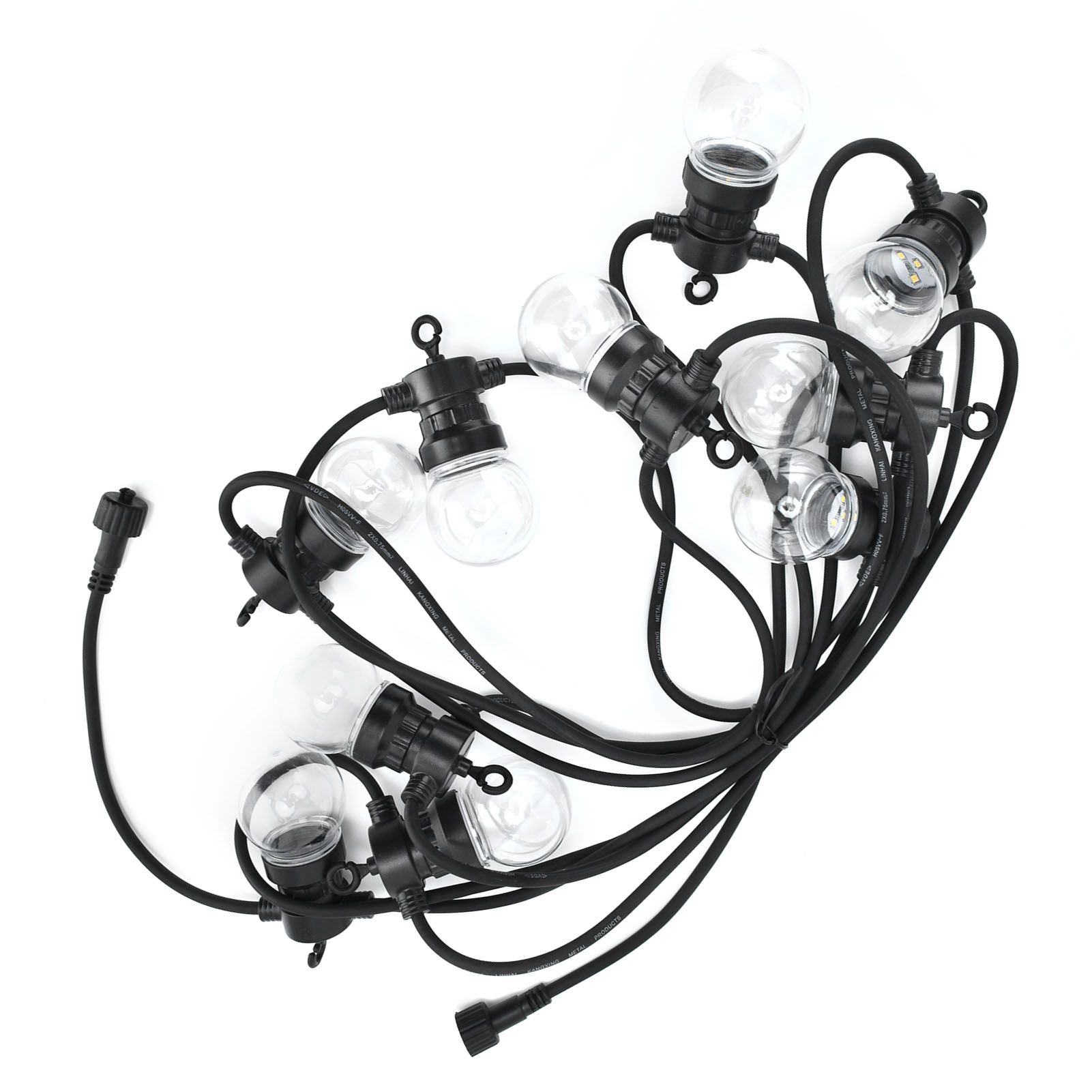 G50 Bulb String Light 5M 10LED Clear Globe Bulb Decorative Lamp for Outdoor view 6