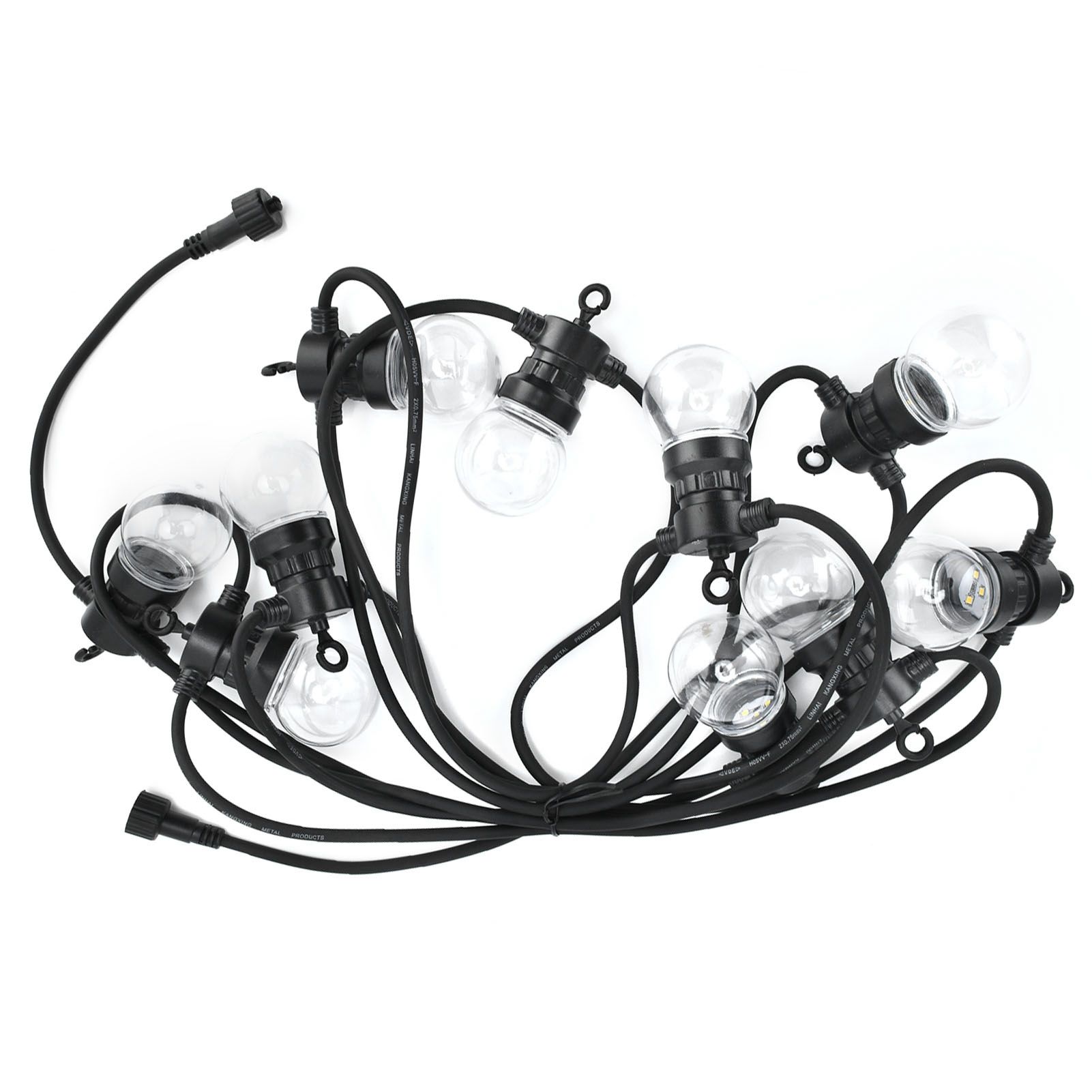 G50 Bulb String Light 5M 10LED Clear Globe Bulb Decorative Lamp for Outdoor view 7