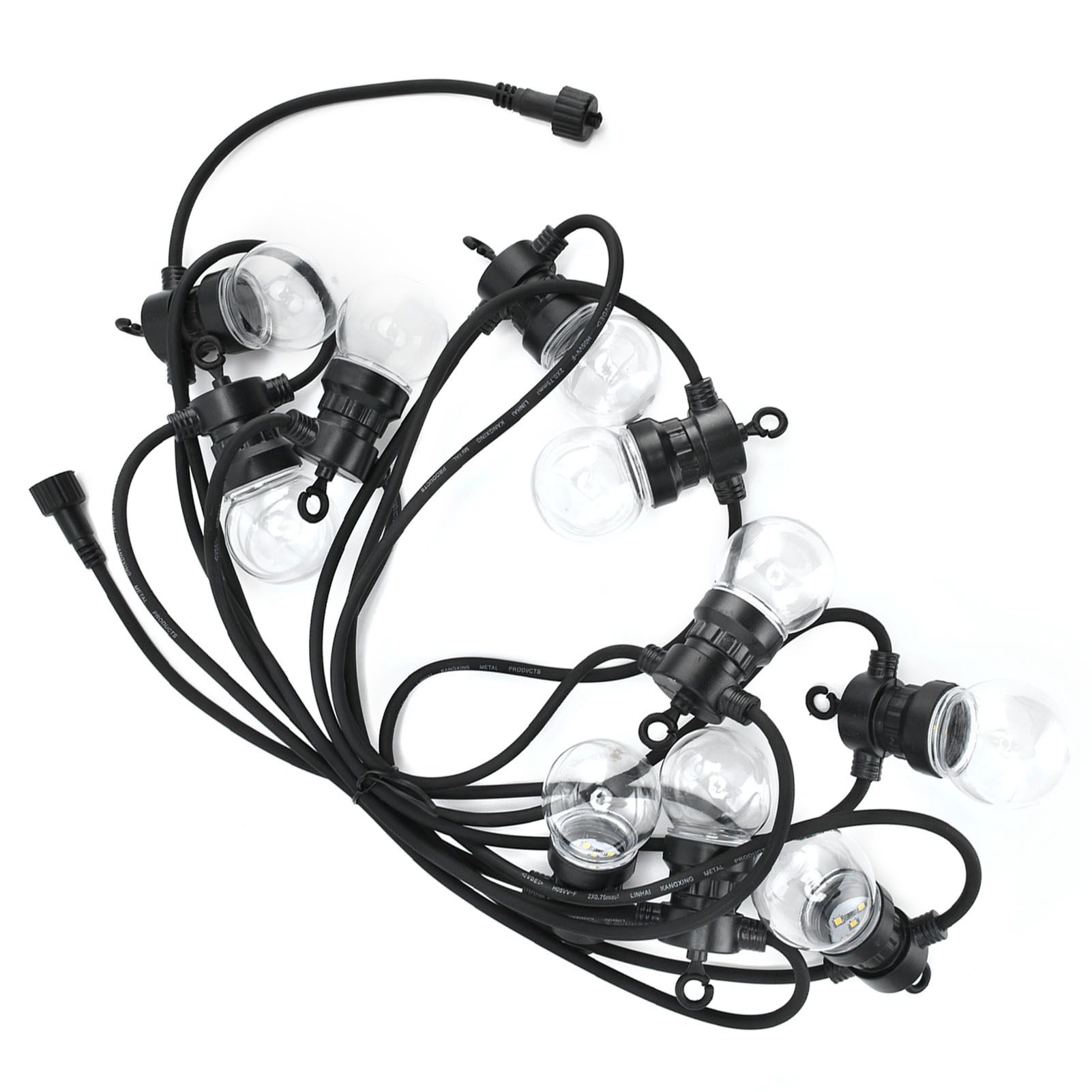 G50 Bulb String Light 5M 10LED Clear Globe Bulb Decorative Lamp for Outdoor view 8