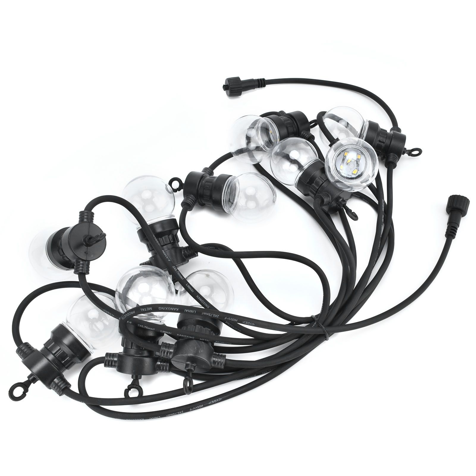 G50 Bulb String Light 5M 10LED Clear Globe Bulb Decorative Lamp for Outdoor view 3