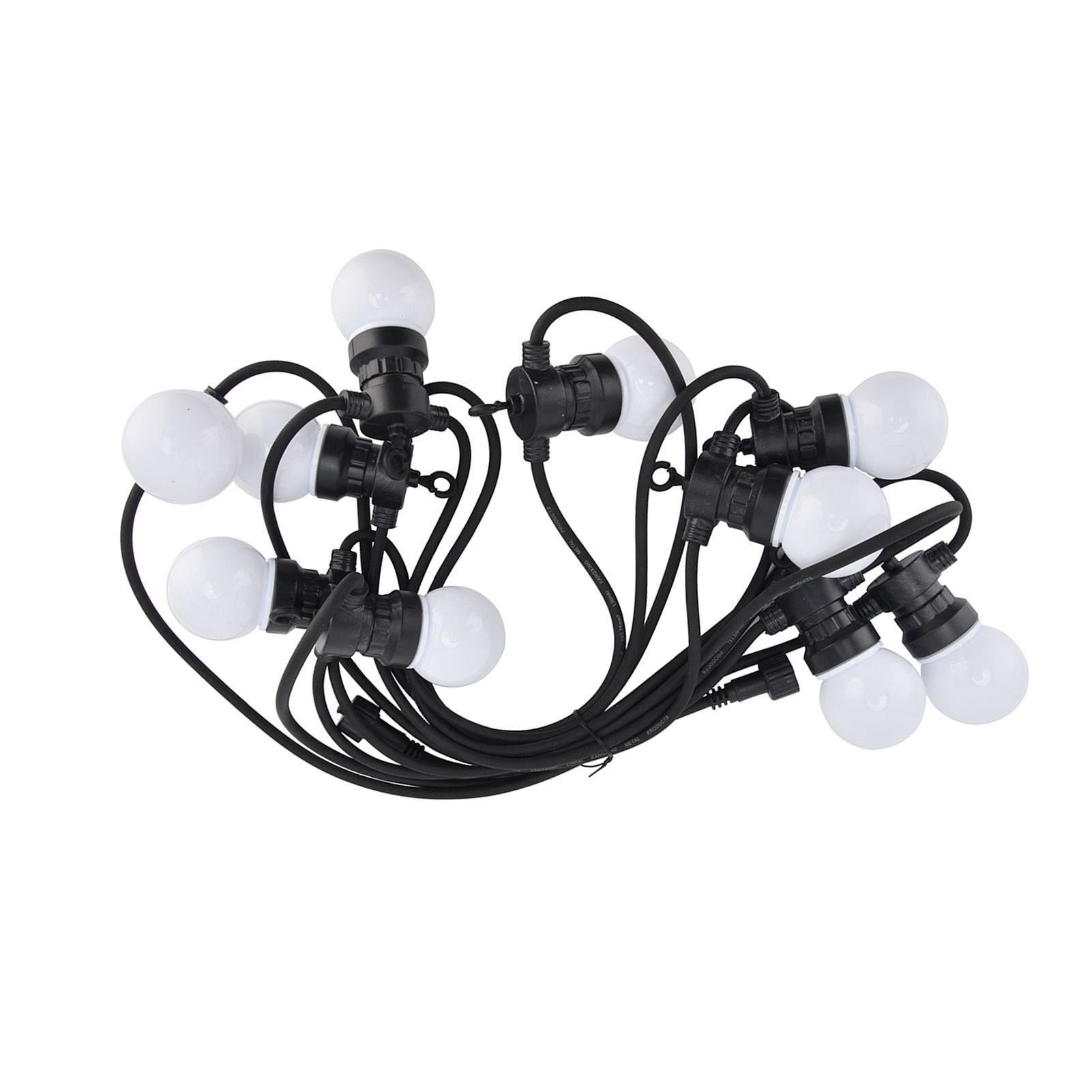G50 Bulb String Light 5M 10LED White Globe Bulb Decorative Lamp for Outdoor view 7