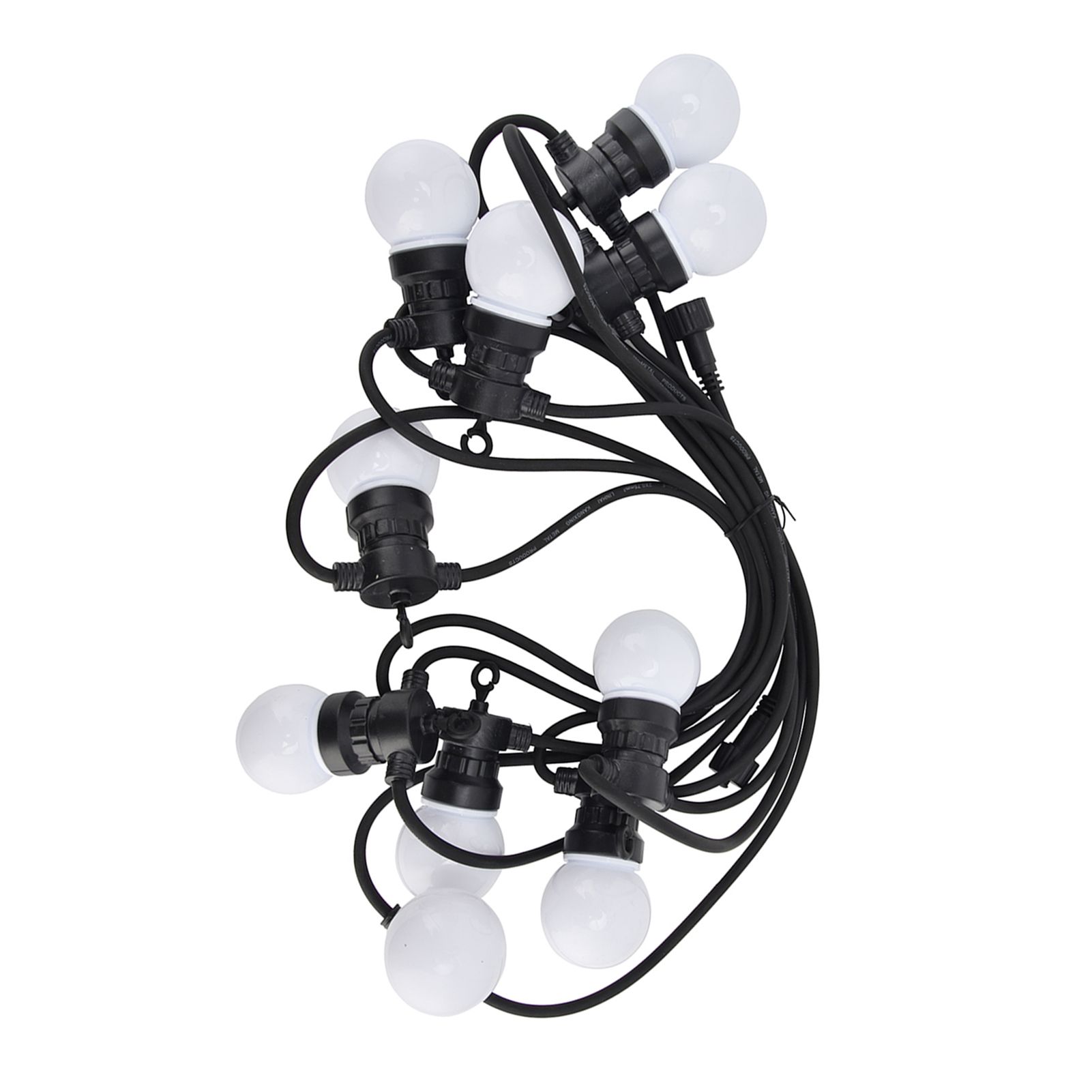G50 Bulb String Light 5M 10LED White Globe Bulb Decorative Lamp for Outdoor view 10