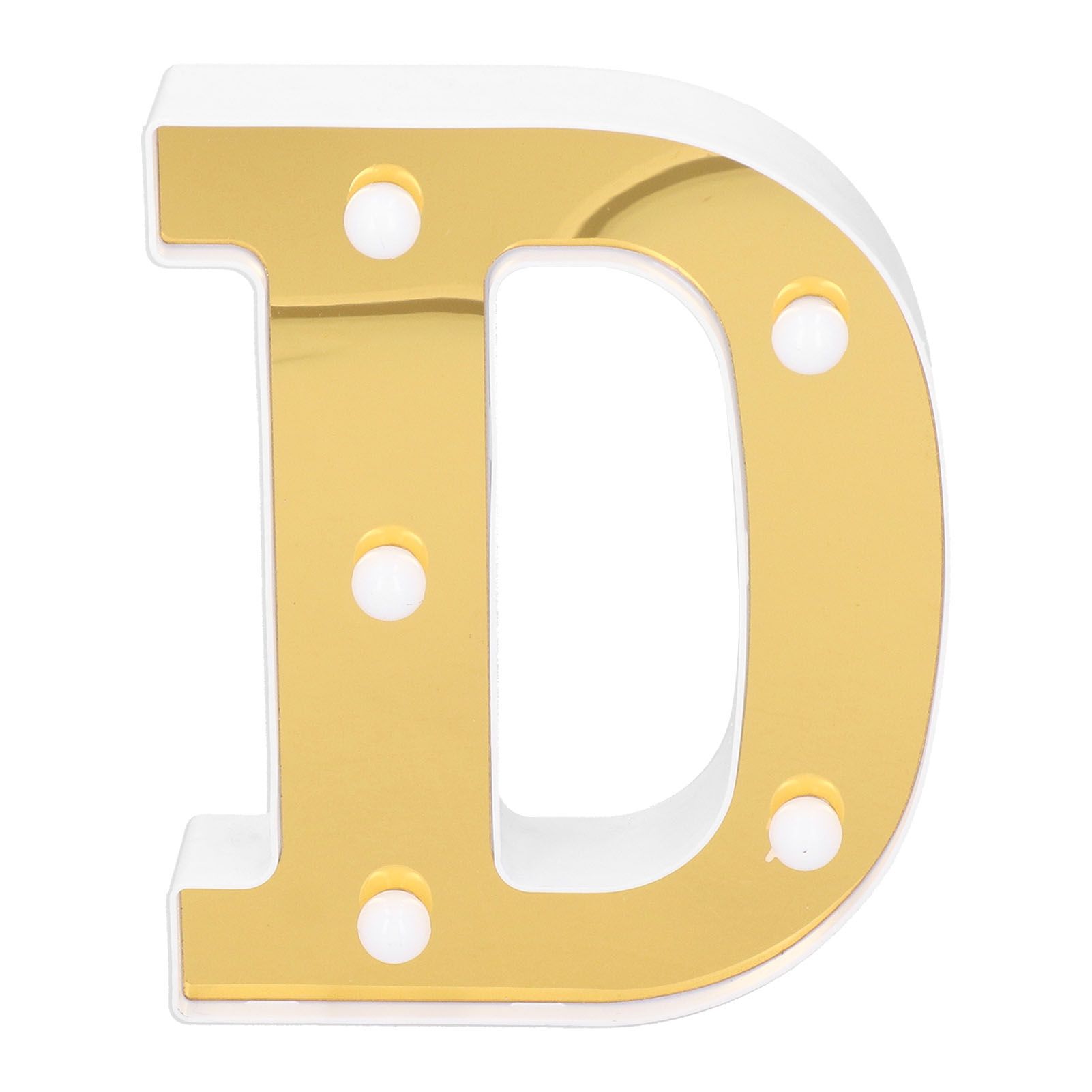 DShape Light Indoor English Alphabet Letter Lamp for Wedding Christmas view 2