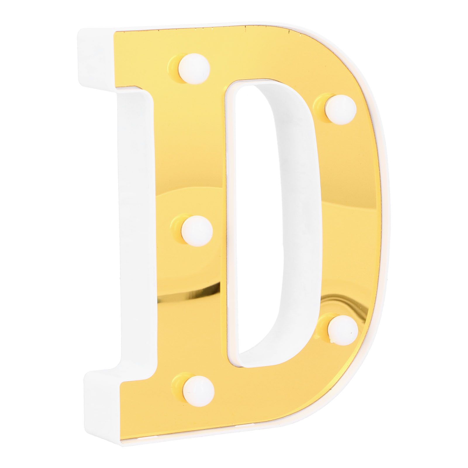 DShape Light Indoor English Alphabet Letter Lamp for Wedding Christmas view 4