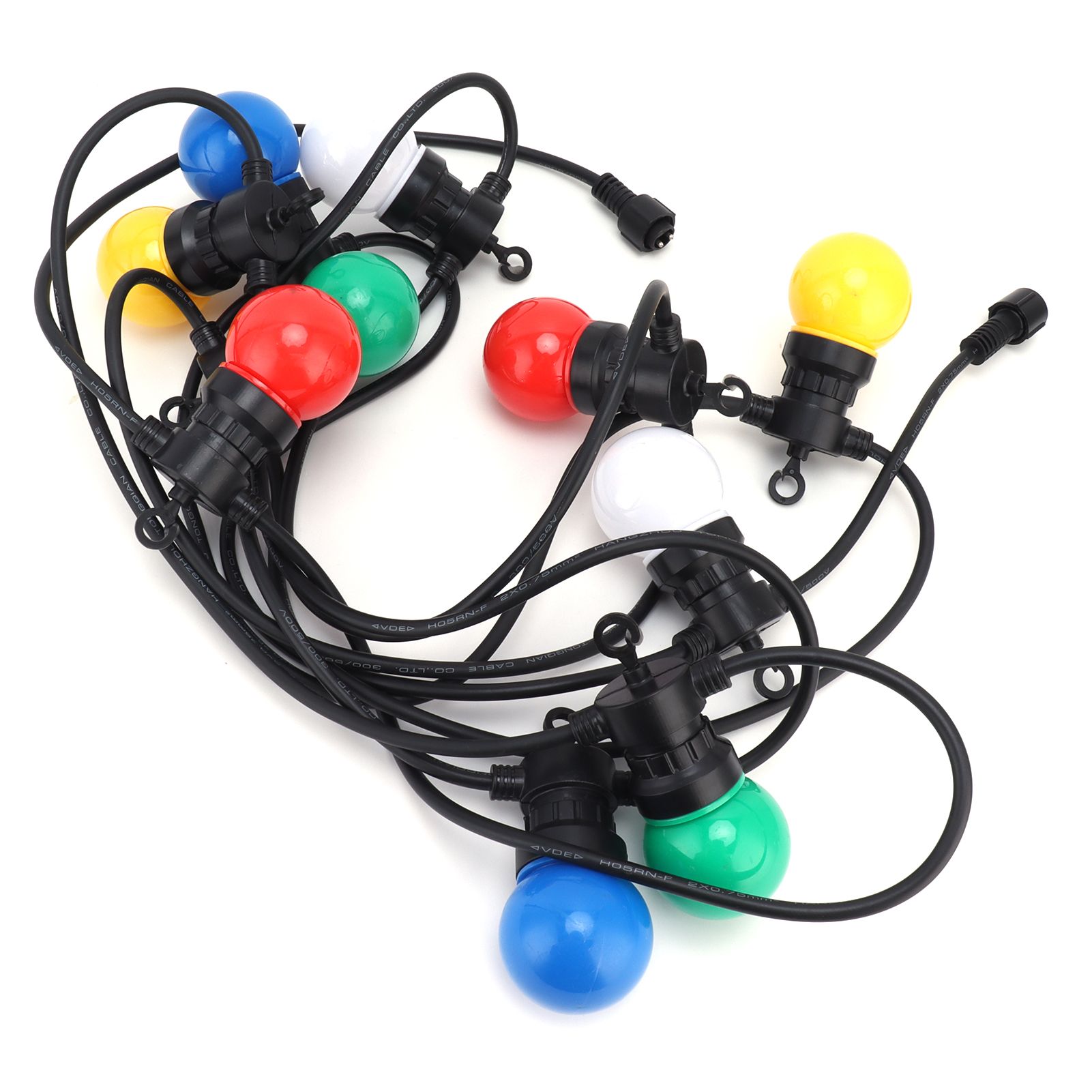G50 Bulb String Light 5M 10LED Colorful Hanging RGB Globe Lights for Outdoor view 6