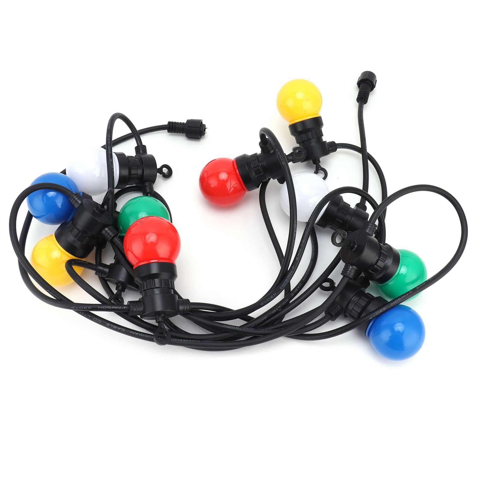 G50 Bulb String Light 5M 10LED Colorful Hanging RGB Globe Lights for Outdoor view 7