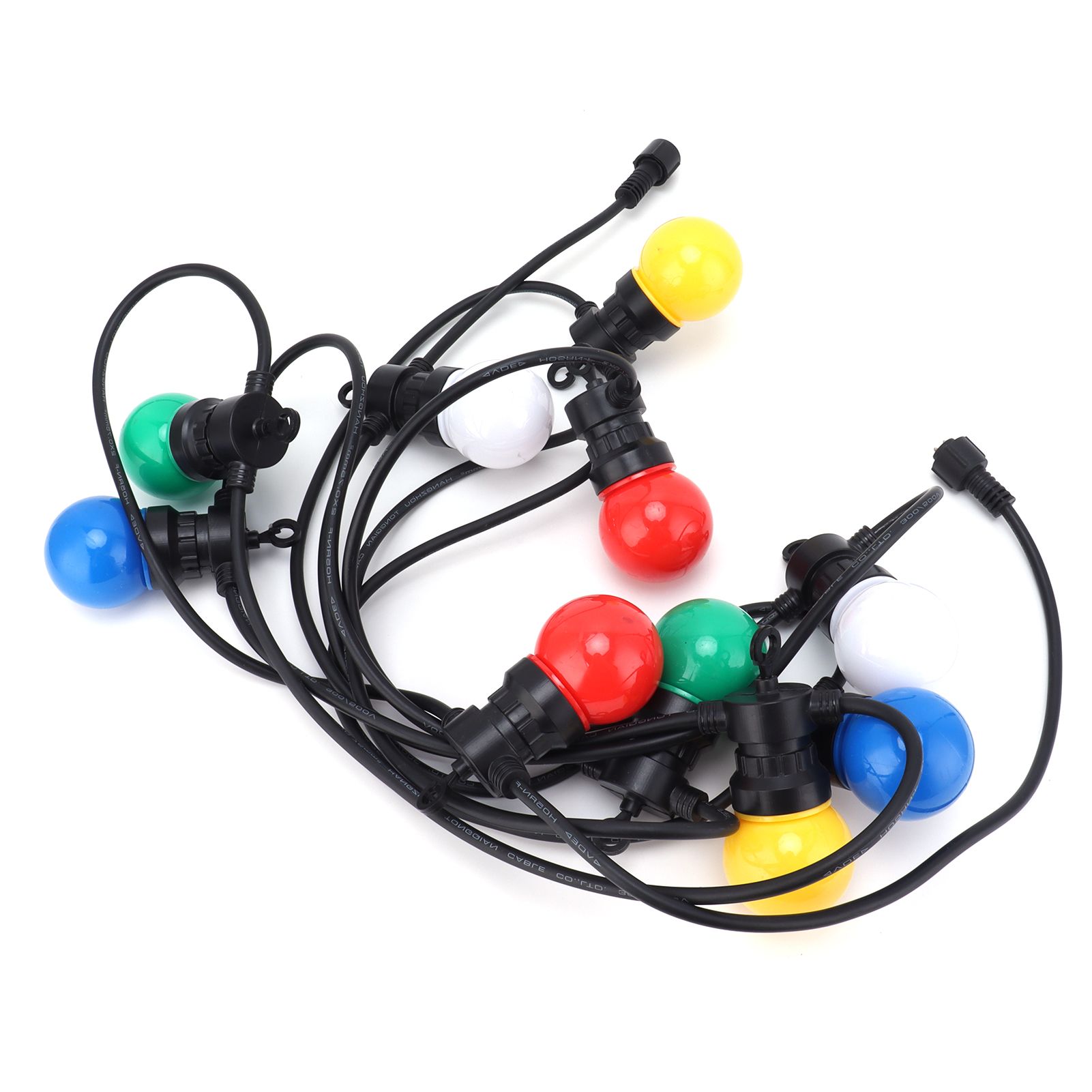 G50 Bulb String Light 5M 10LED Colorful Hanging RGB Globe Lights for Outdoor view 8