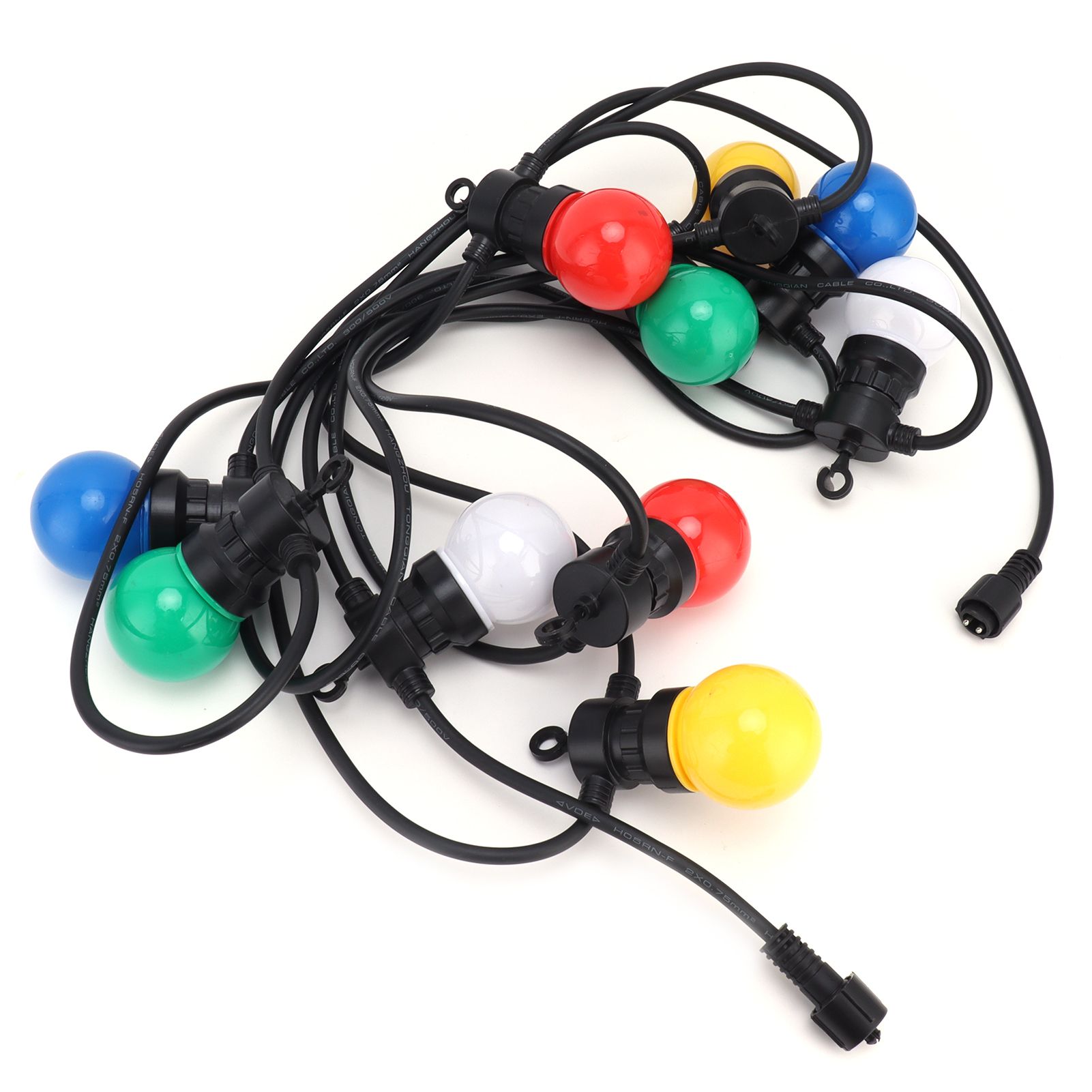 G50 Bulb String Light 5M 10LED Colorful Hanging RGB Globe Lights for Outdoor view 10