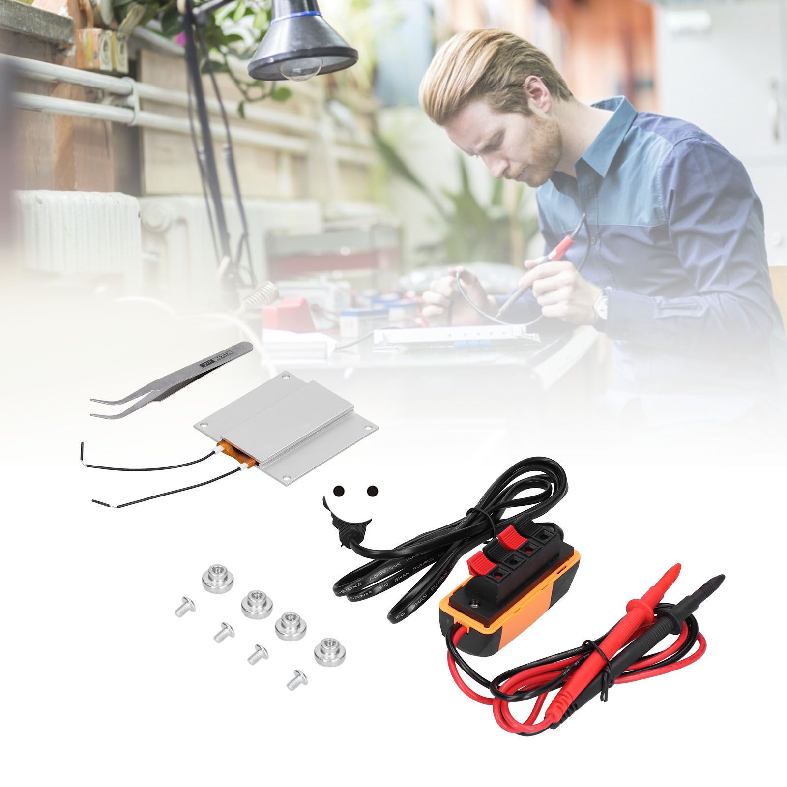 300W PTC Heating Soldering Plate LED Chip Welding Station for LED Repair DIY view 12