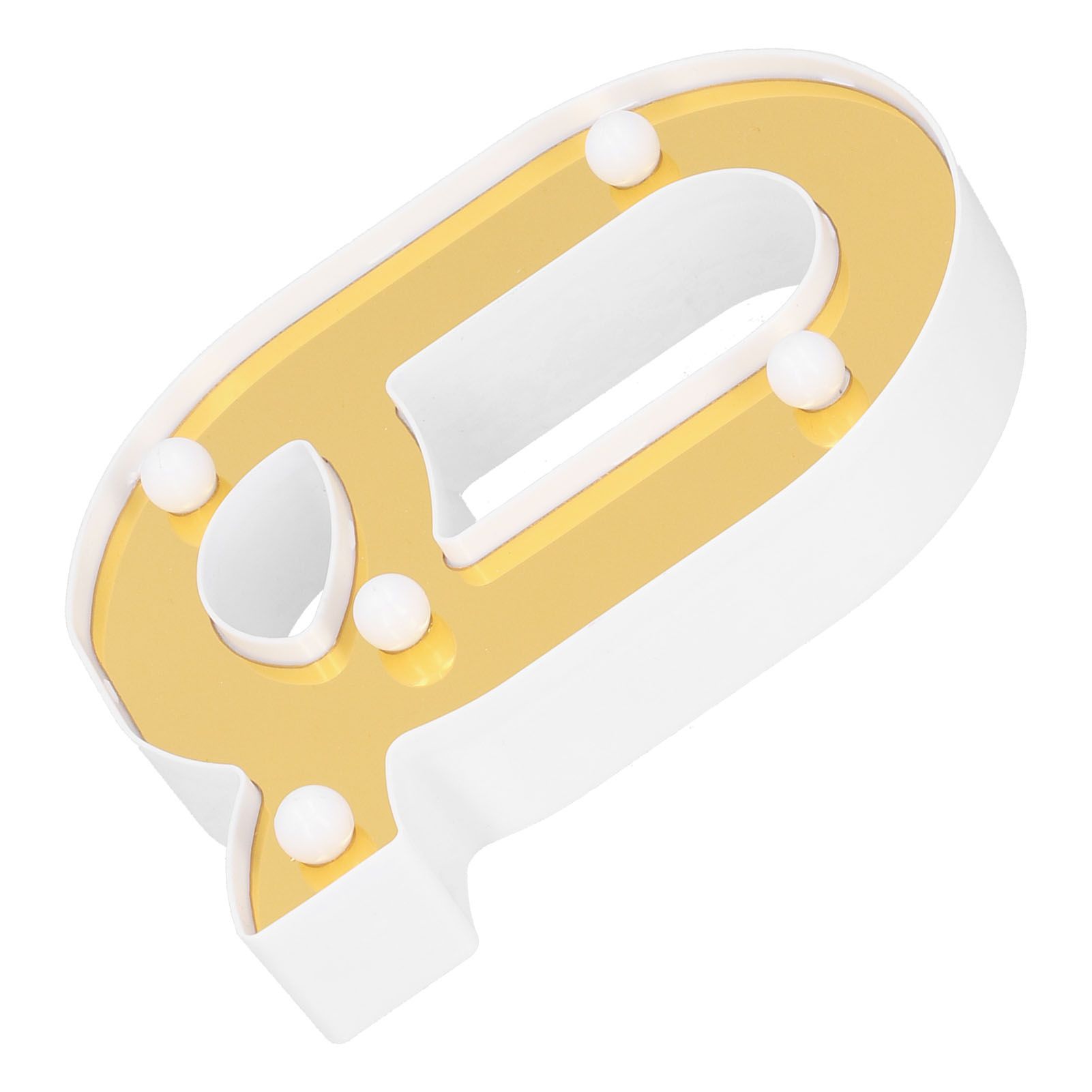 Gold Letter Q Sign Lamp LED Alphabet Decorative Lamp for Bedroom Wedding view 7