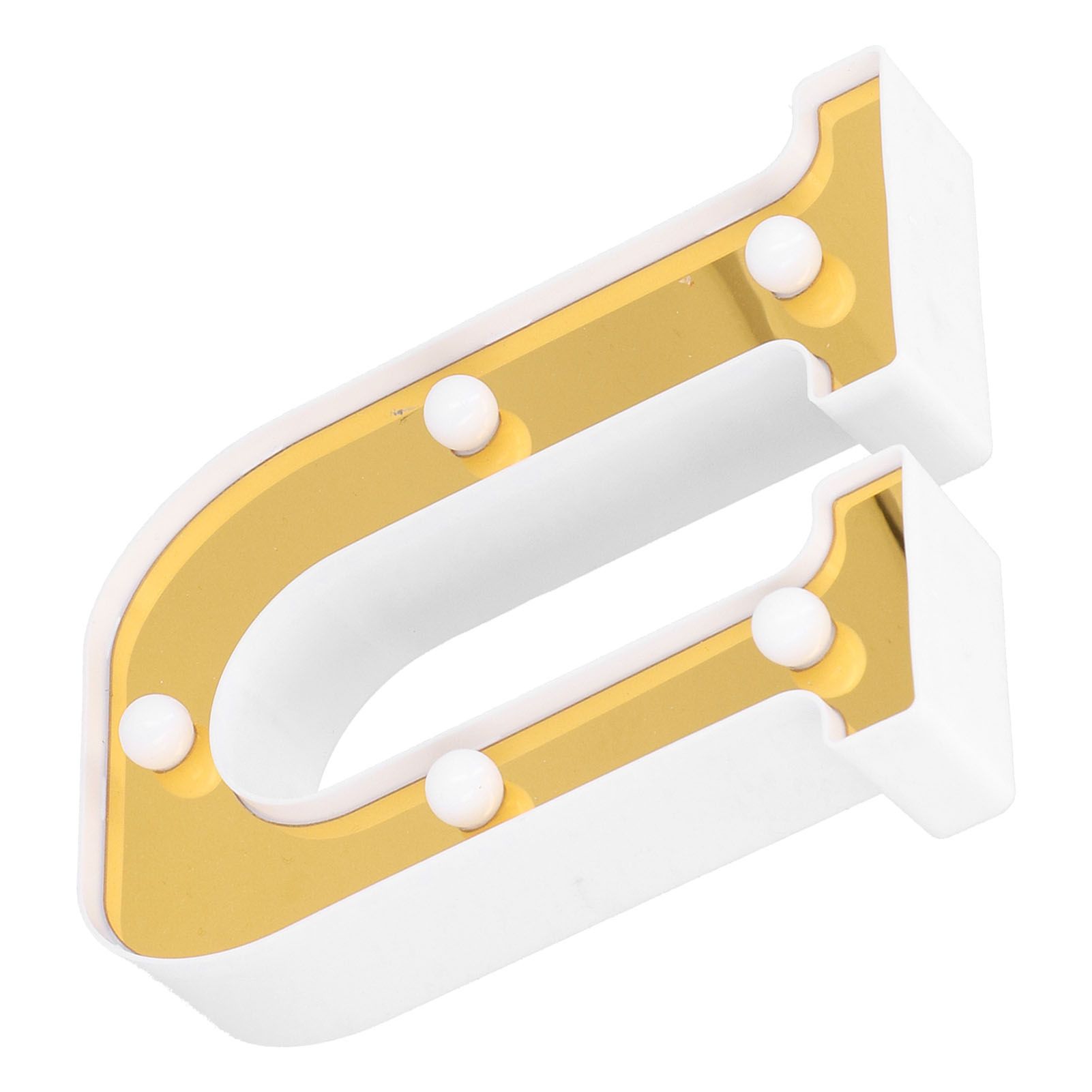 LED Lamp UShape Gold Alphabet Light for Wedding Proposal Birthday Party view 6