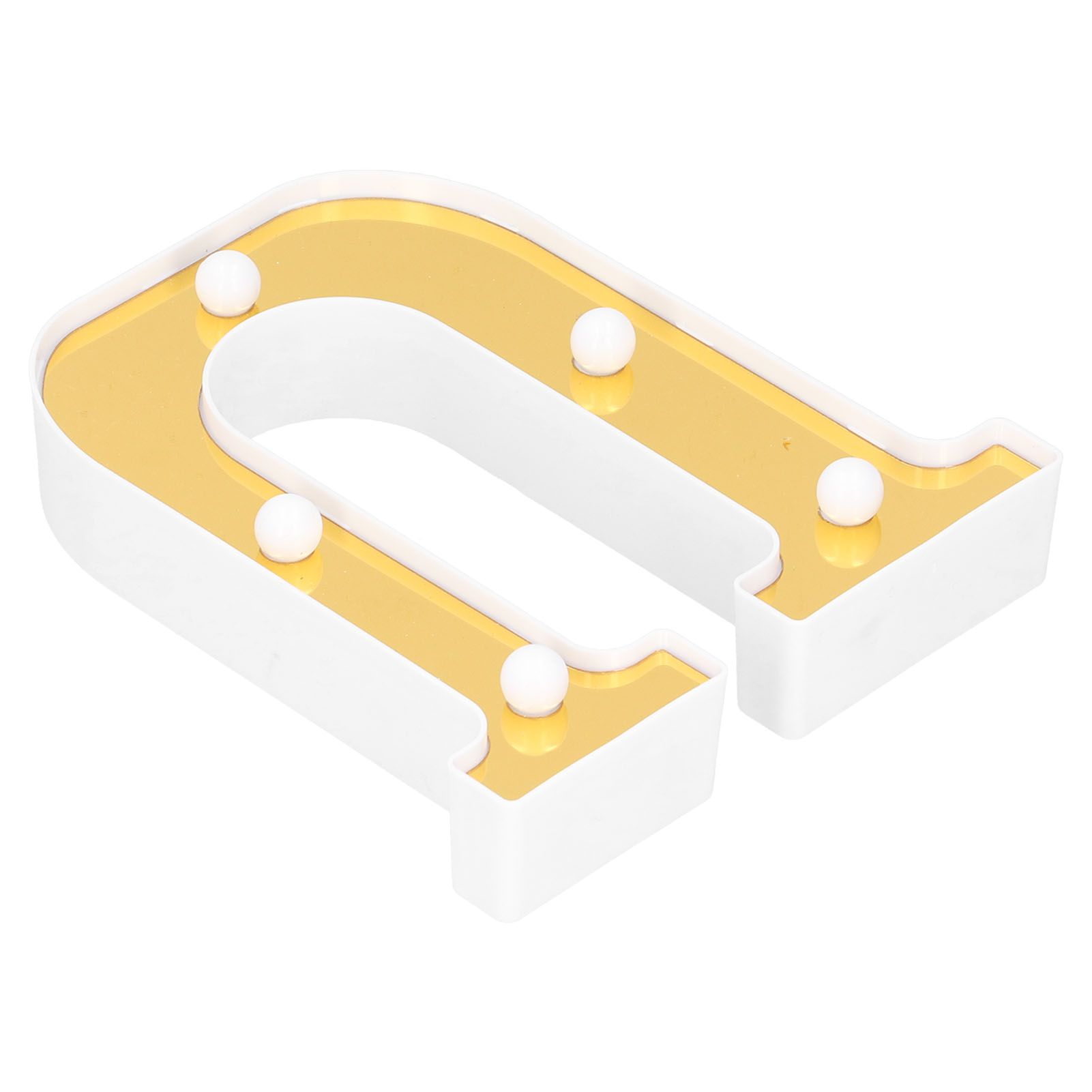 LED Lamp UShape Gold Alphabet Light for Wedding Proposal Birthday Party view 7