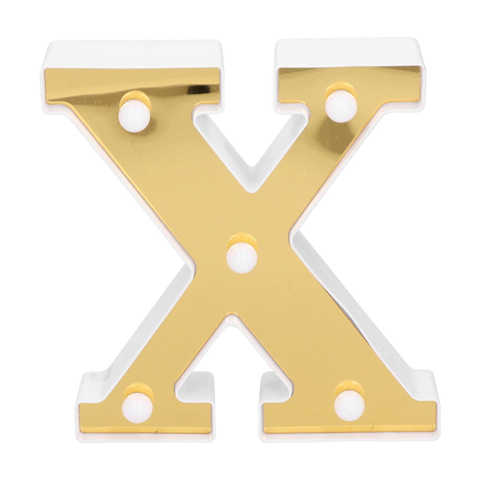XShaped Lamp Unique English Alphabet Light Sign for Home Bar Cafe Decoration view 2