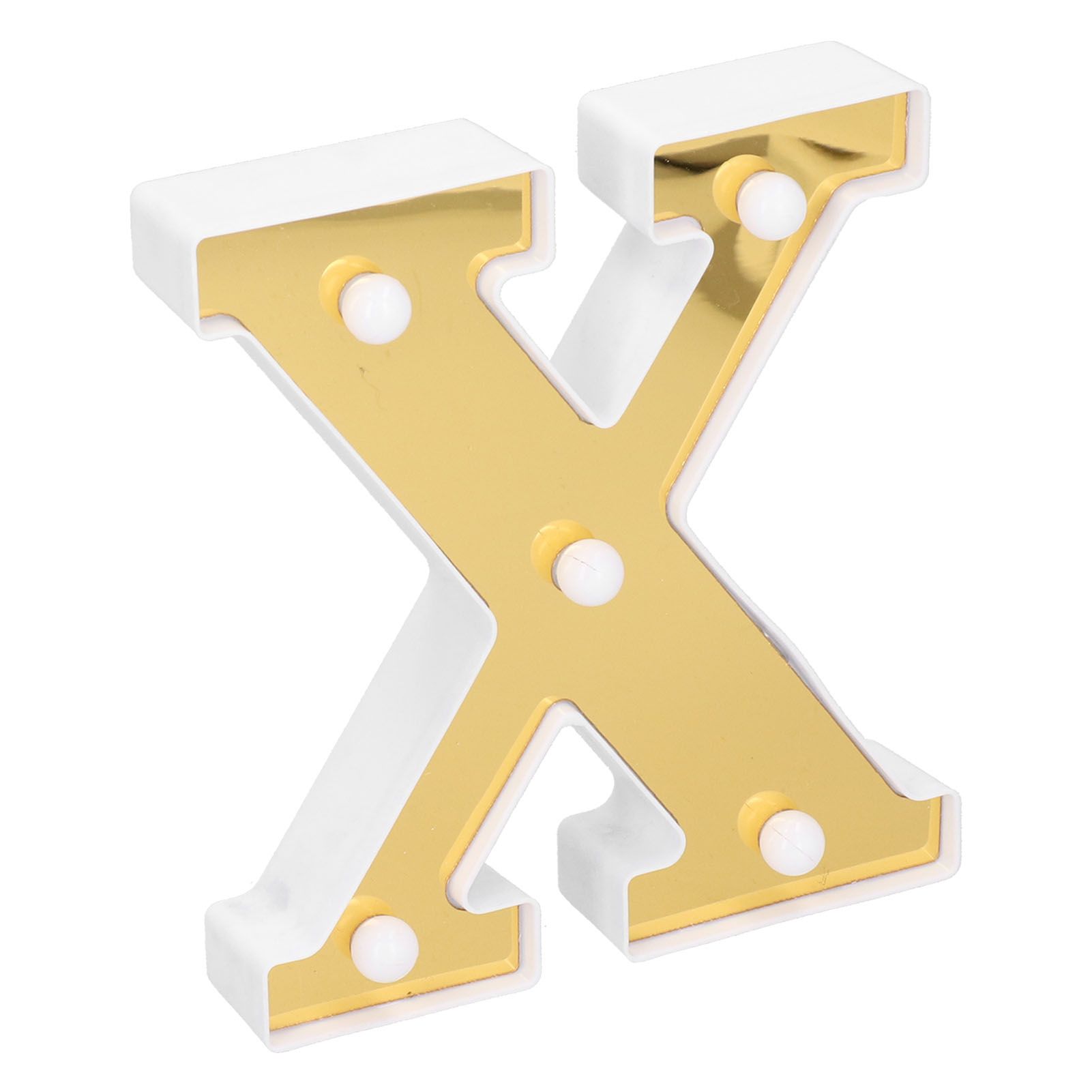 XShaped Lamp Unique English Alphabet Light Sign for Home Bar Cafe Decoration view 4
