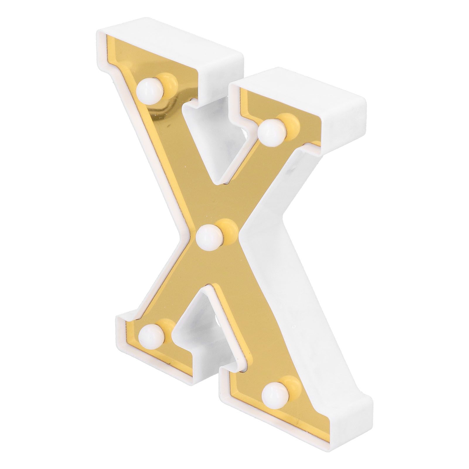 XShaped Lamp Unique English Alphabet Light Sign for Home Bar Cafe Decoration view 5
