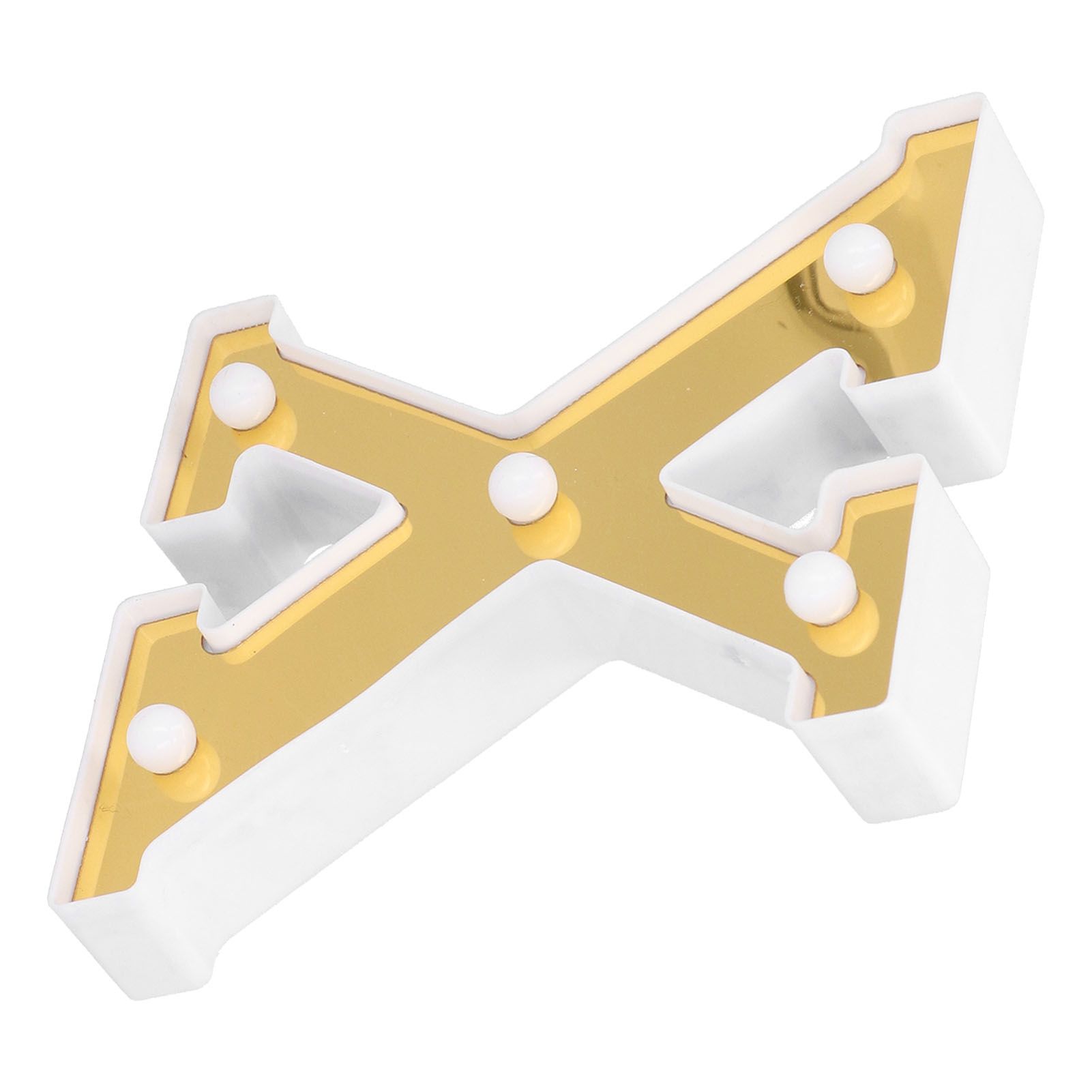 XShaped Lamp Unique English Alphabet Light Sign for Home Bar Cafe Decoration view 6
