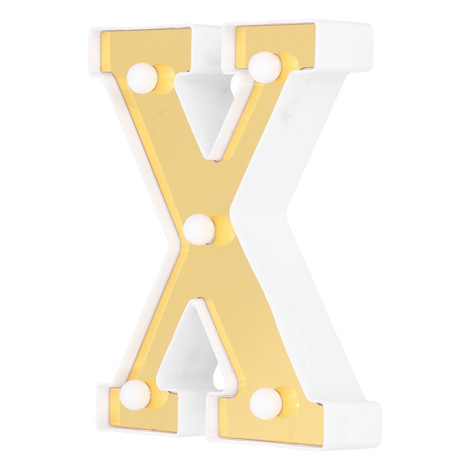 XShaped Lamp Unique English Alphabet Light Sign for Home Bar Cafe Decoration view 7