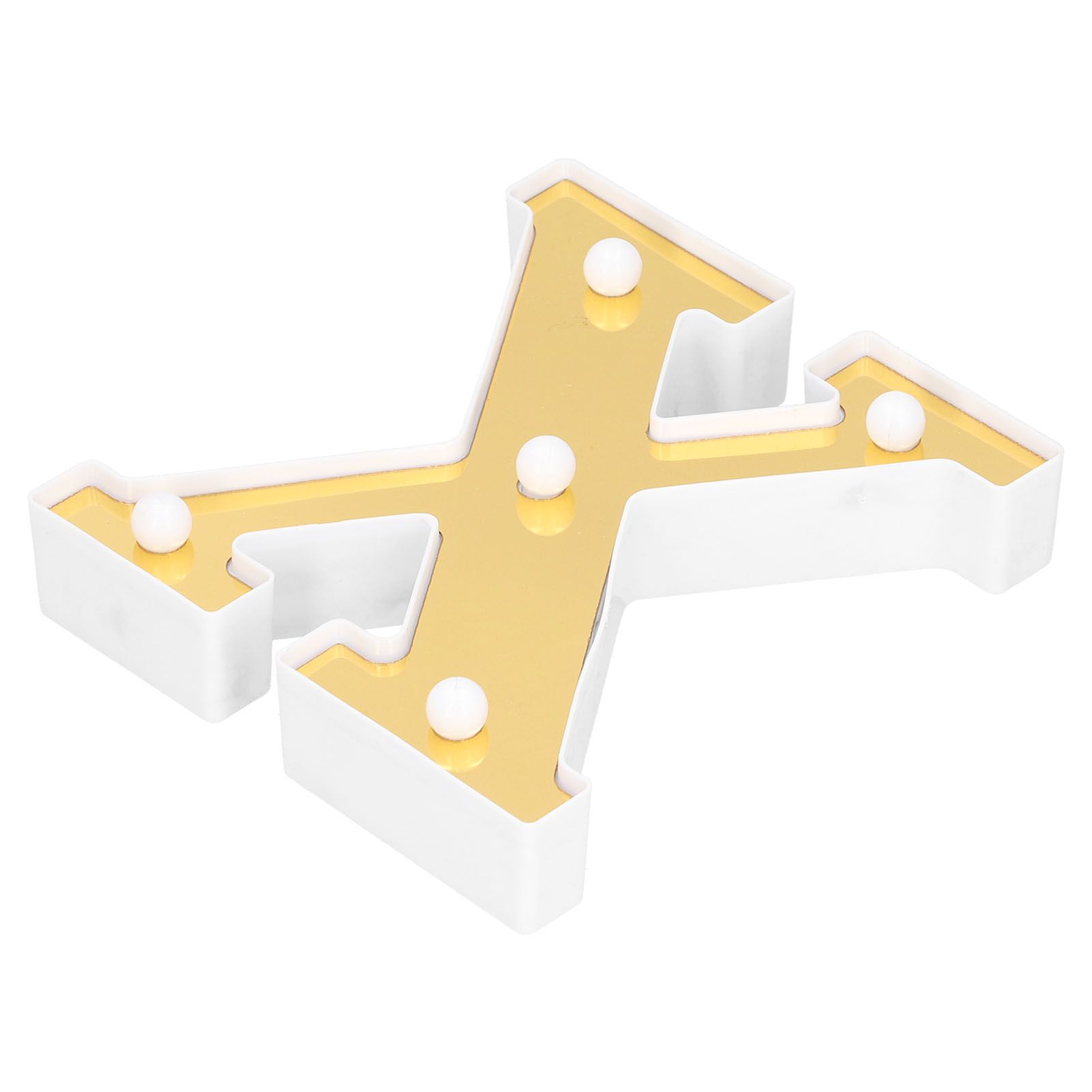 XShaped Lamp Unique English Alphabet Light Sign for Home Bar Cafe Decoration view 10
