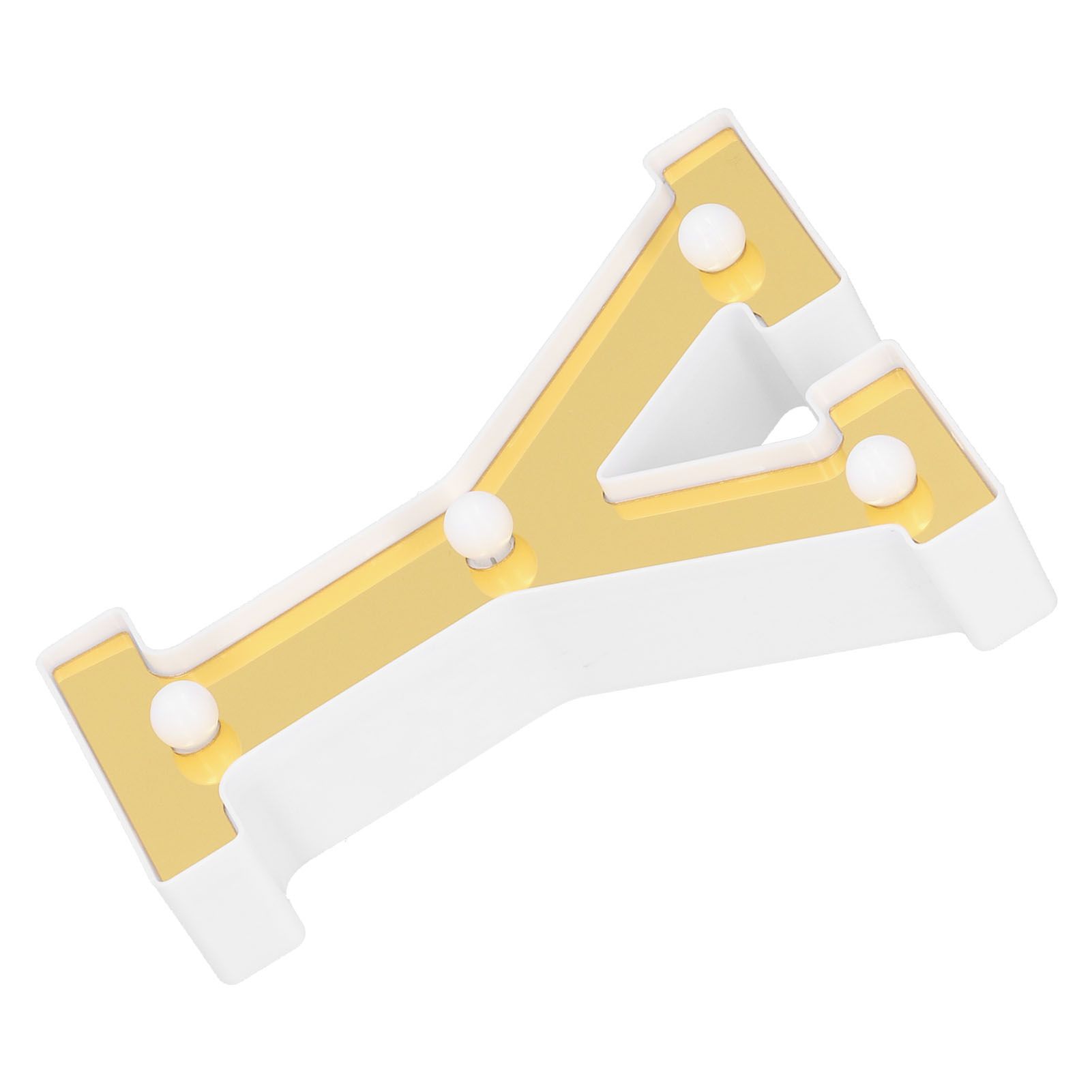 Gold YShape Alphabet Lamp Indoor Wedding Proposal Birthday Party Arrangement view 6