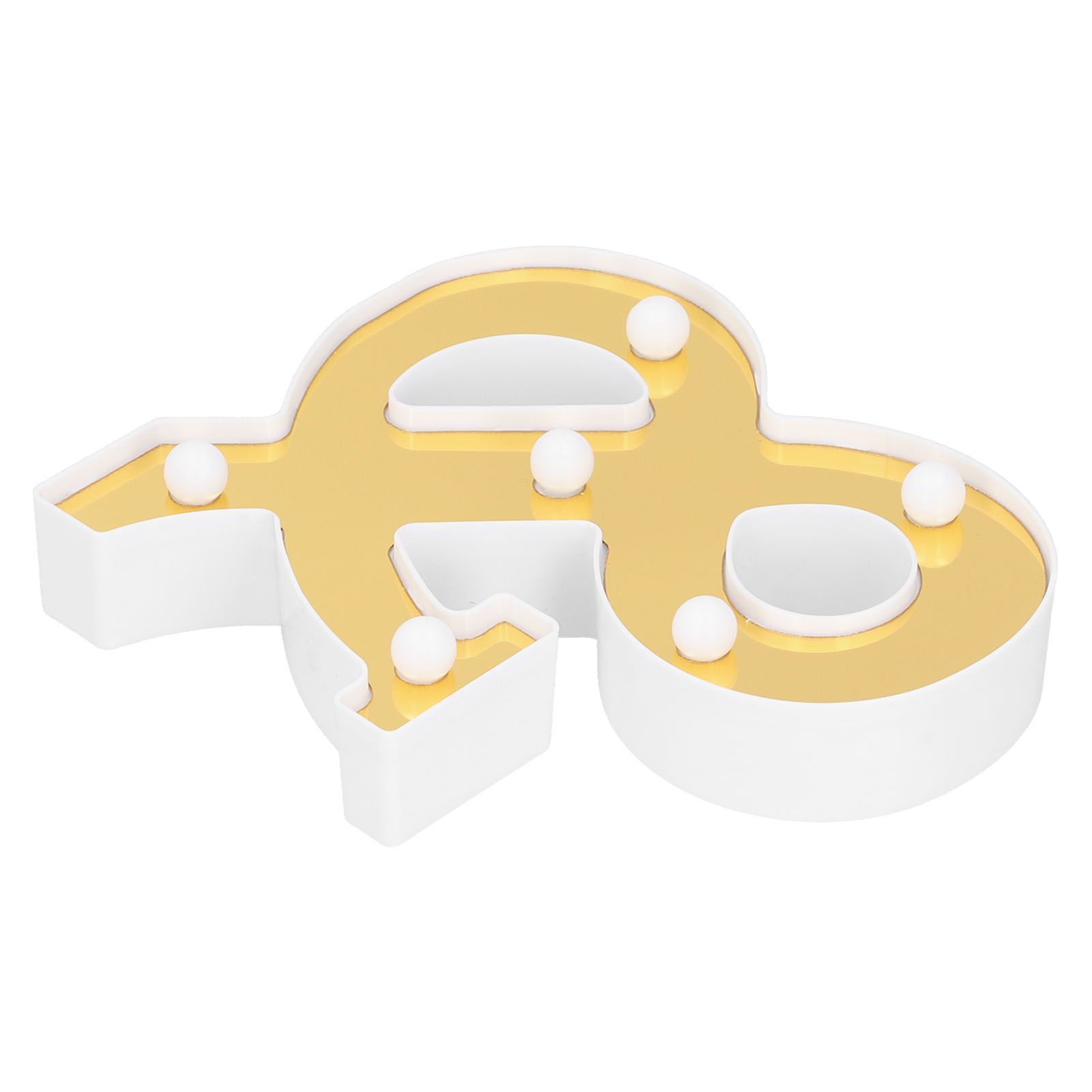 ＆ Shape LED Lamp Innovative Punctuation Sign Light for Marriage Proposal view 4