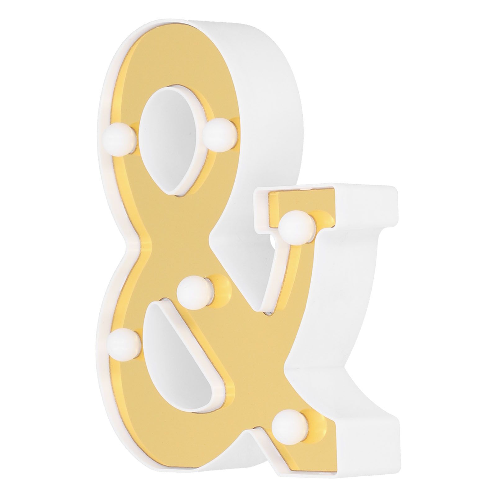 ＆ Shape LED Lamp Innovative Punctuation Sign Light for Marriage Proposal view 5