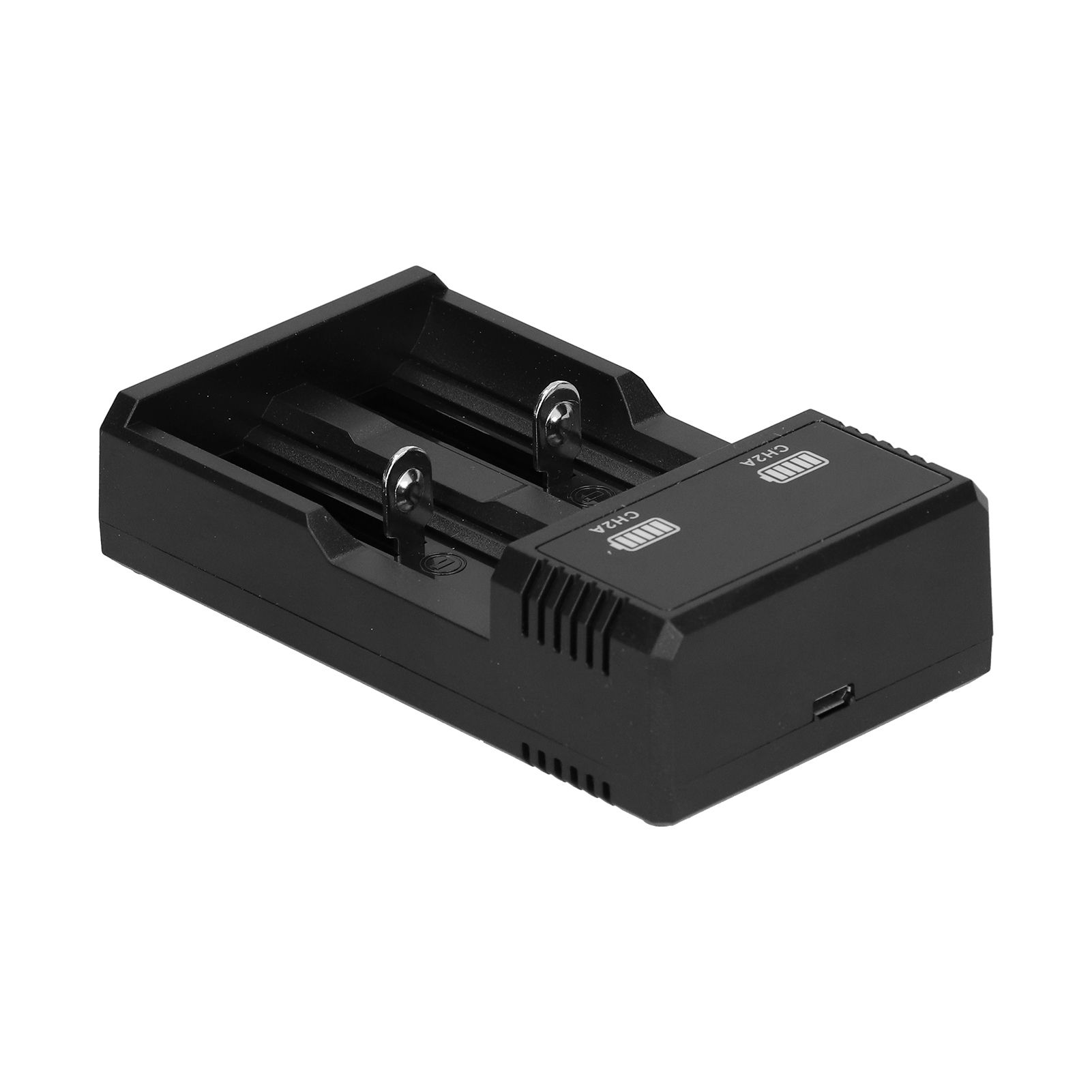 Universal Battery Charger 2 Bay USB Rapid Charge with Indicator Light for view 8