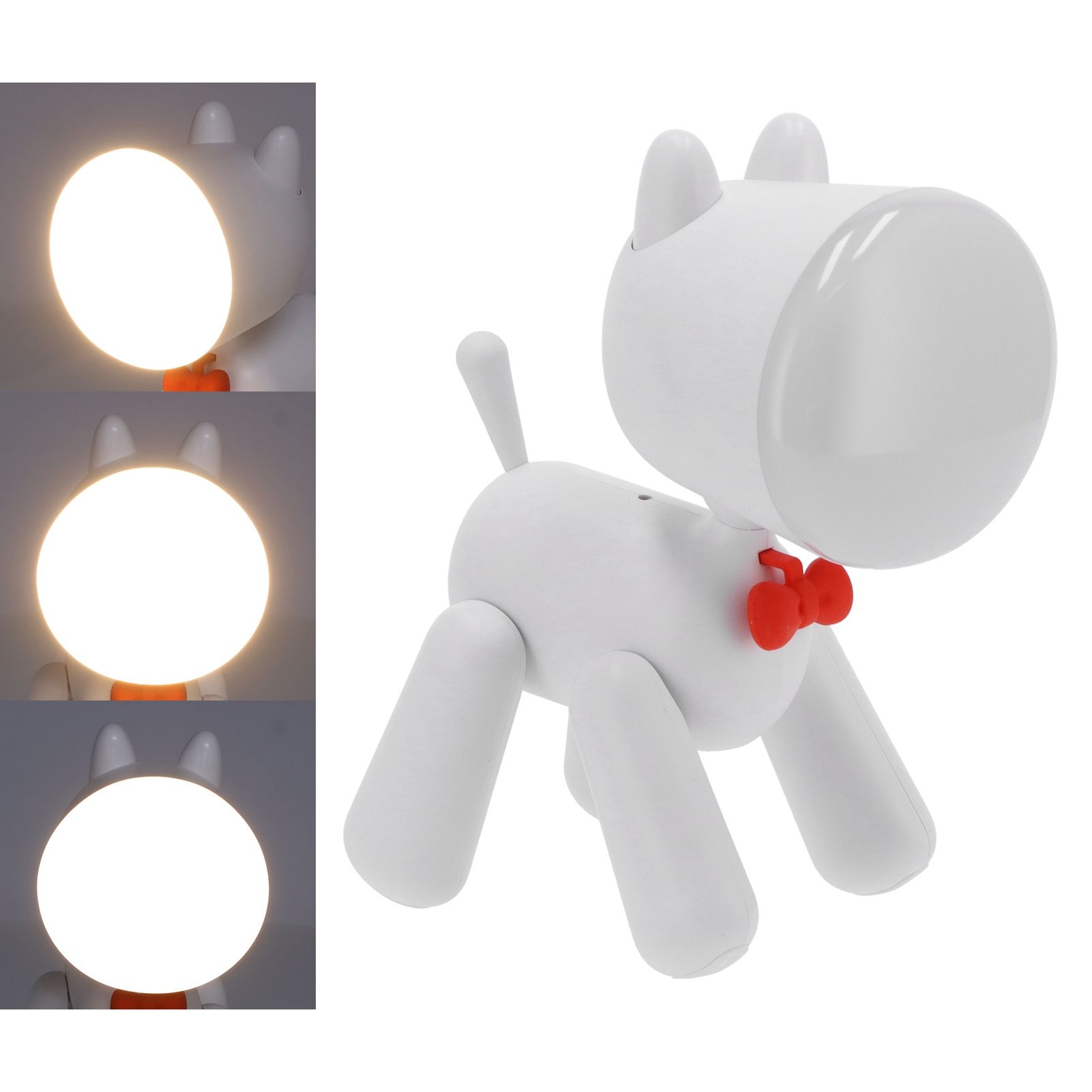 Night Light LED Children's Eye Care Puppy Shape USB Cartoon Table Lamp Gift view 3