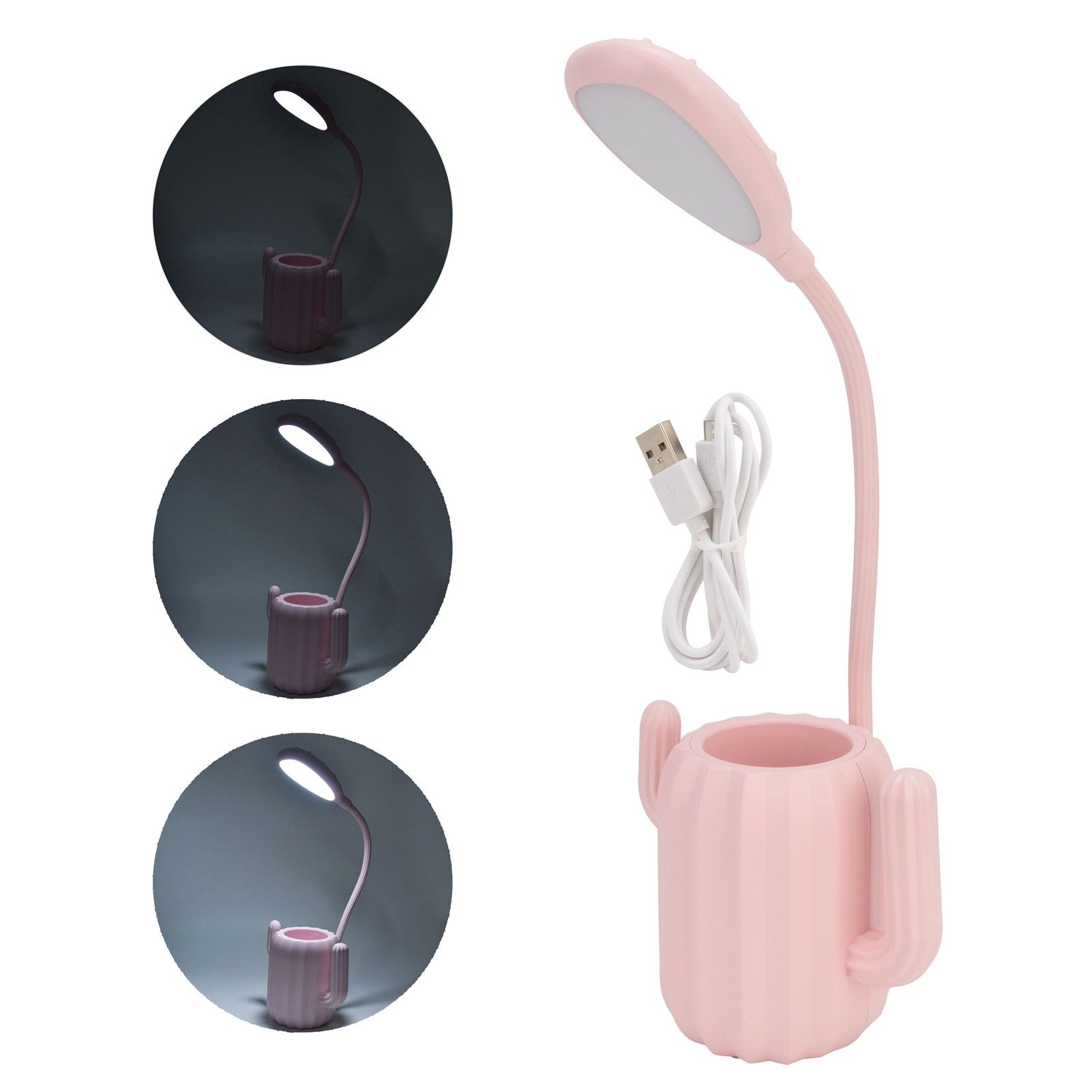 Pen Holder Desk Lamp LED Desktop Eye Protection Charging Reading Lamp Children view 2