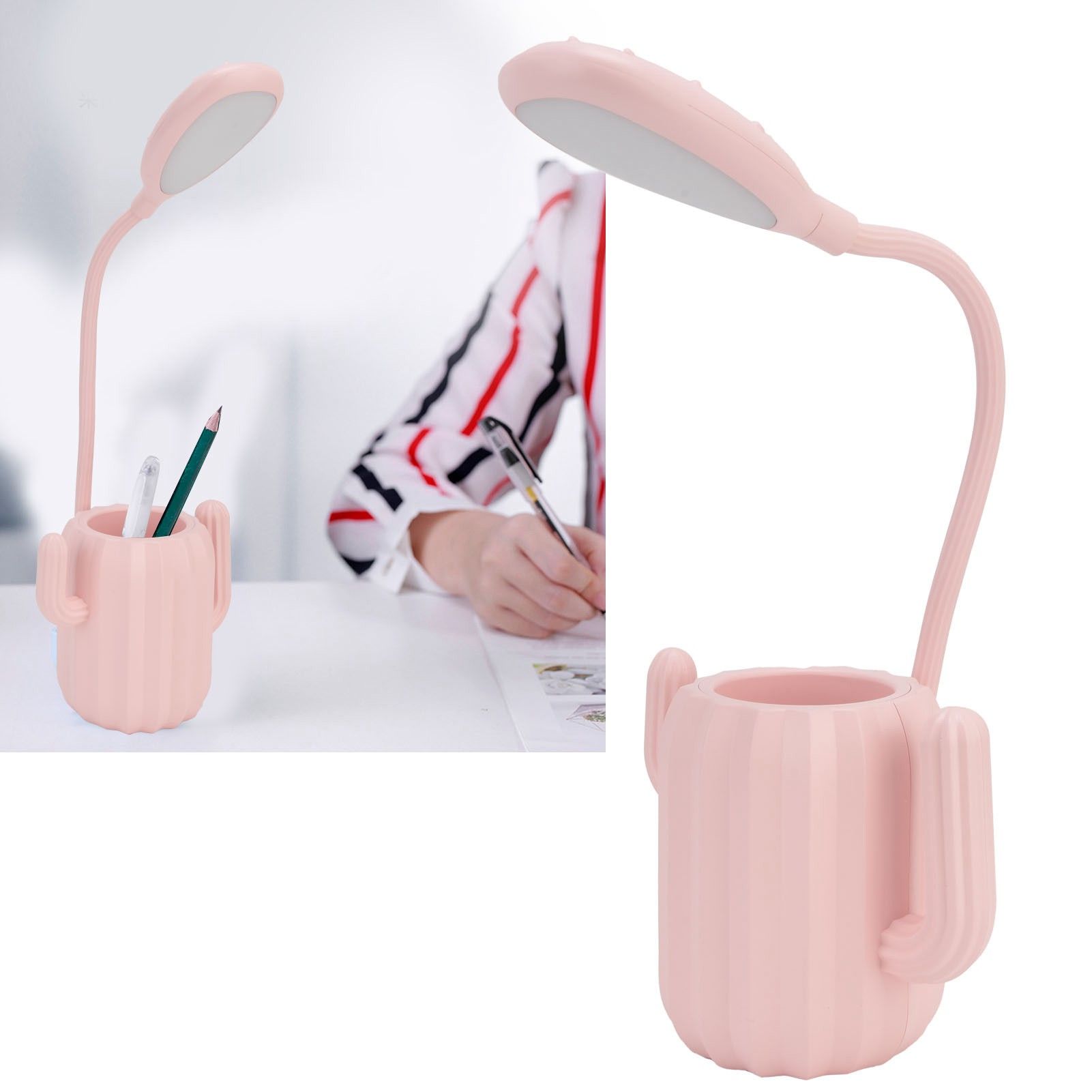 Pen Holder Desk Lamp LED Desktop Eye Protection Charging Reading Lamp Children view 12