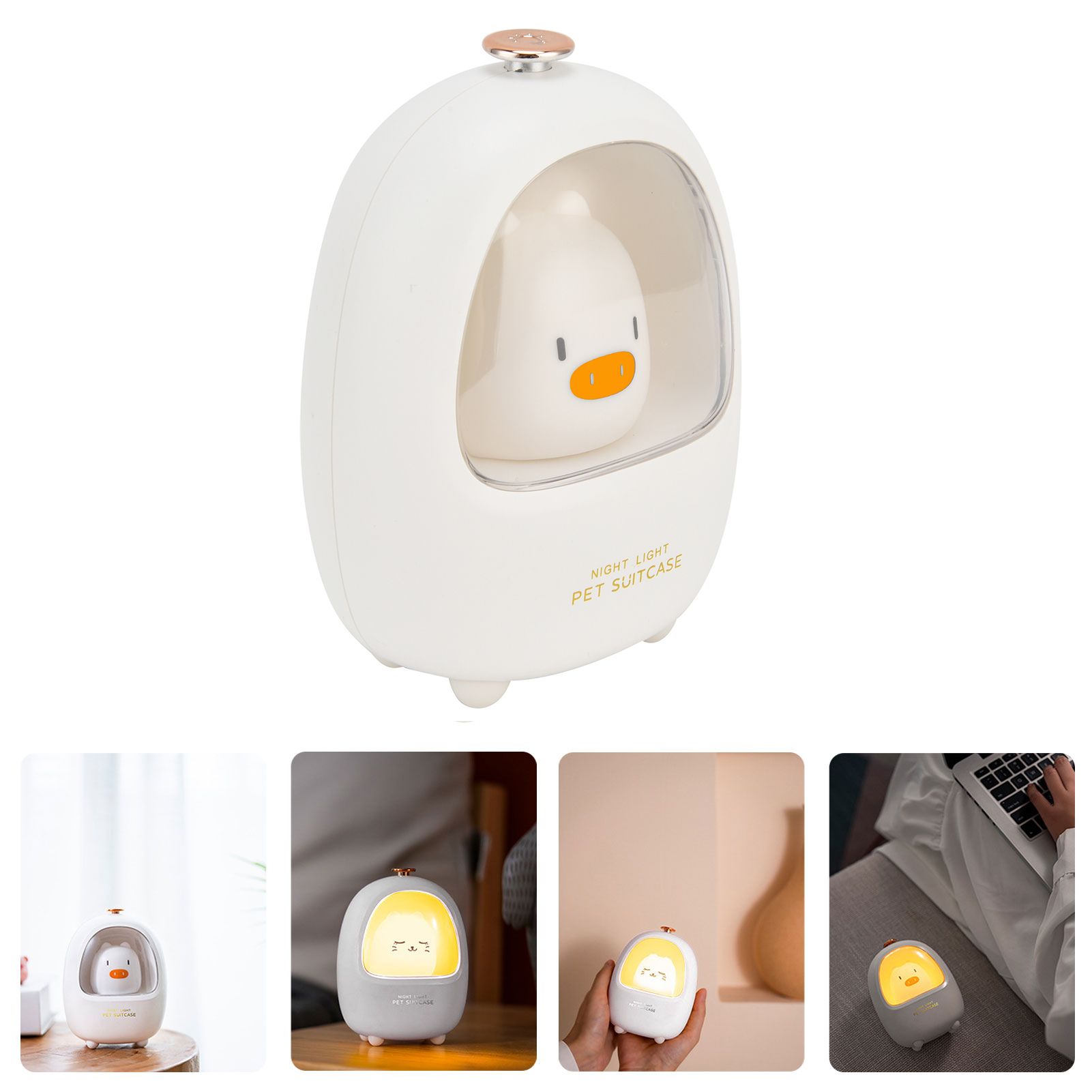 Night Light USB Charging Three Color Temperatures Stepless Dimming LED Soft view 11