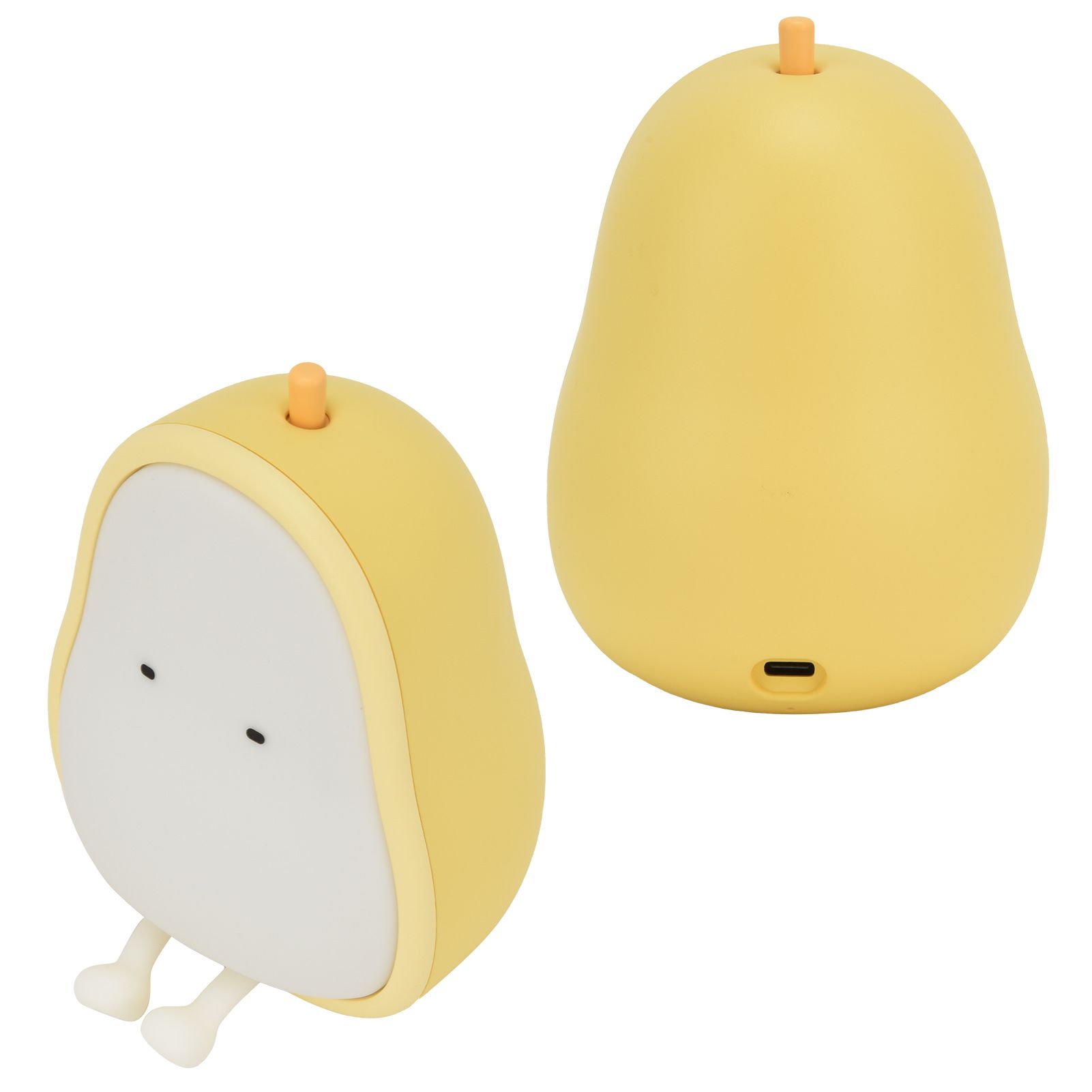 LED Night Light Cartoon Pear Shaped Nightlights Silicone Night Lamp Bedroom view 7