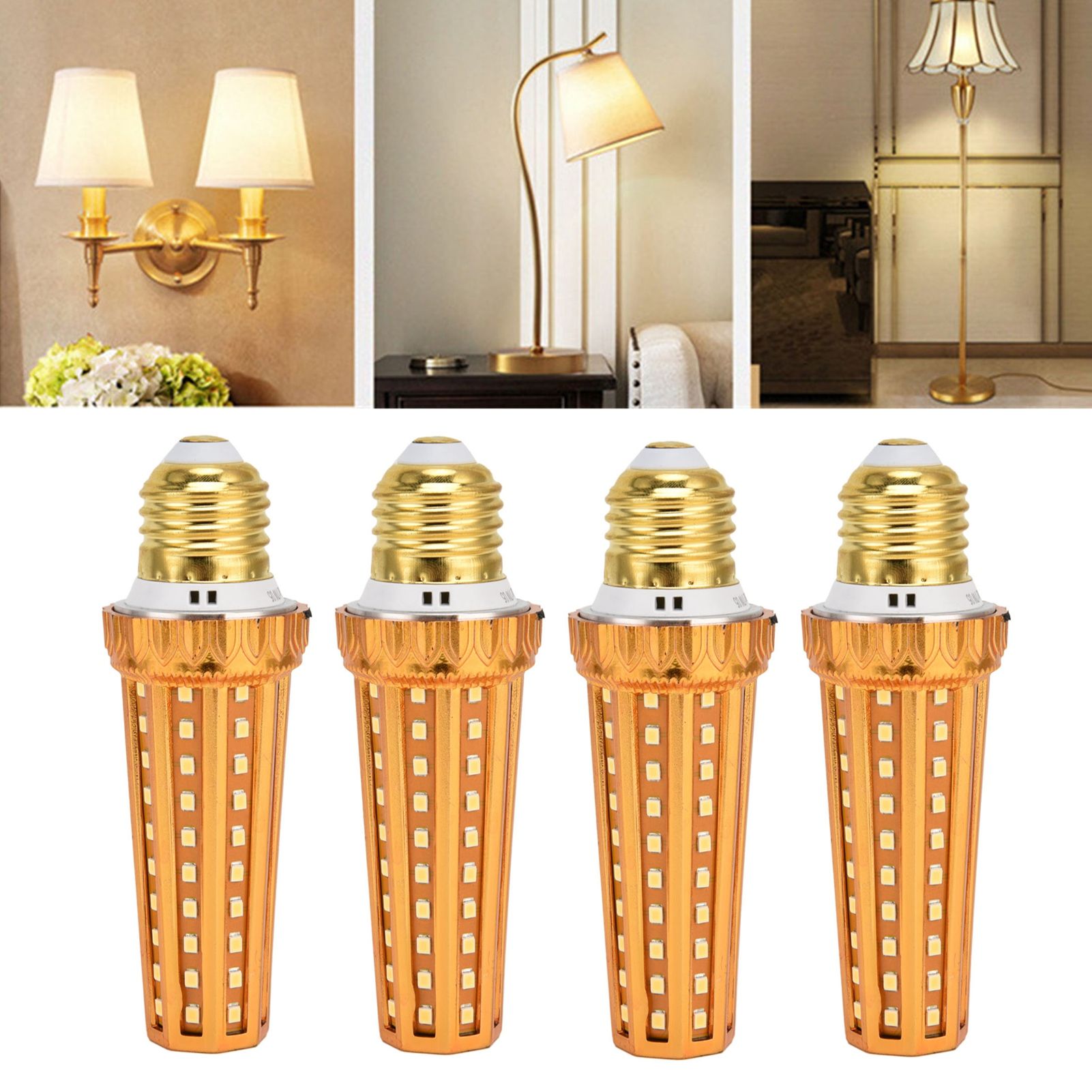 4Pcs LED Corn Light Bulb E27 17W 3200LM Bulb for Indoor Warehouse Basement view 12
