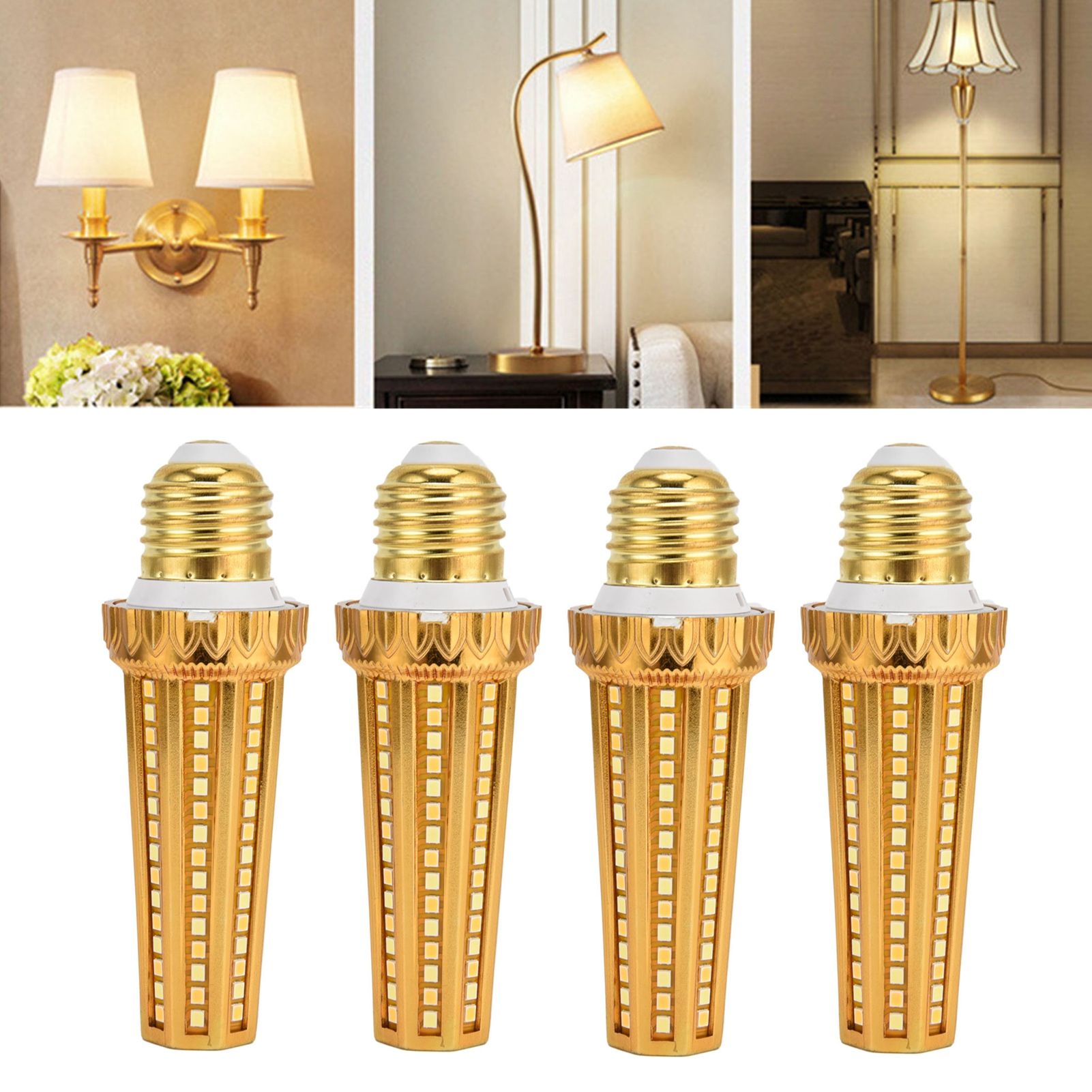 4Pcs LED Corn Light Bulb E27 17W 3200LM Bulb for Indoor Warehouse Basement view 12