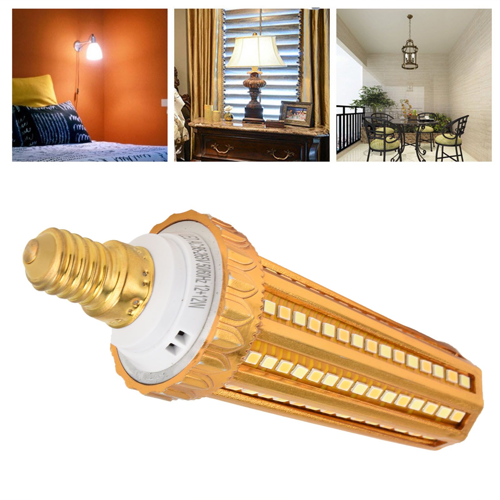 4Pcs E14 2835 LED Corn Bulb 3200LM 17W Light Bulb for Home Chandelier Table view 12
