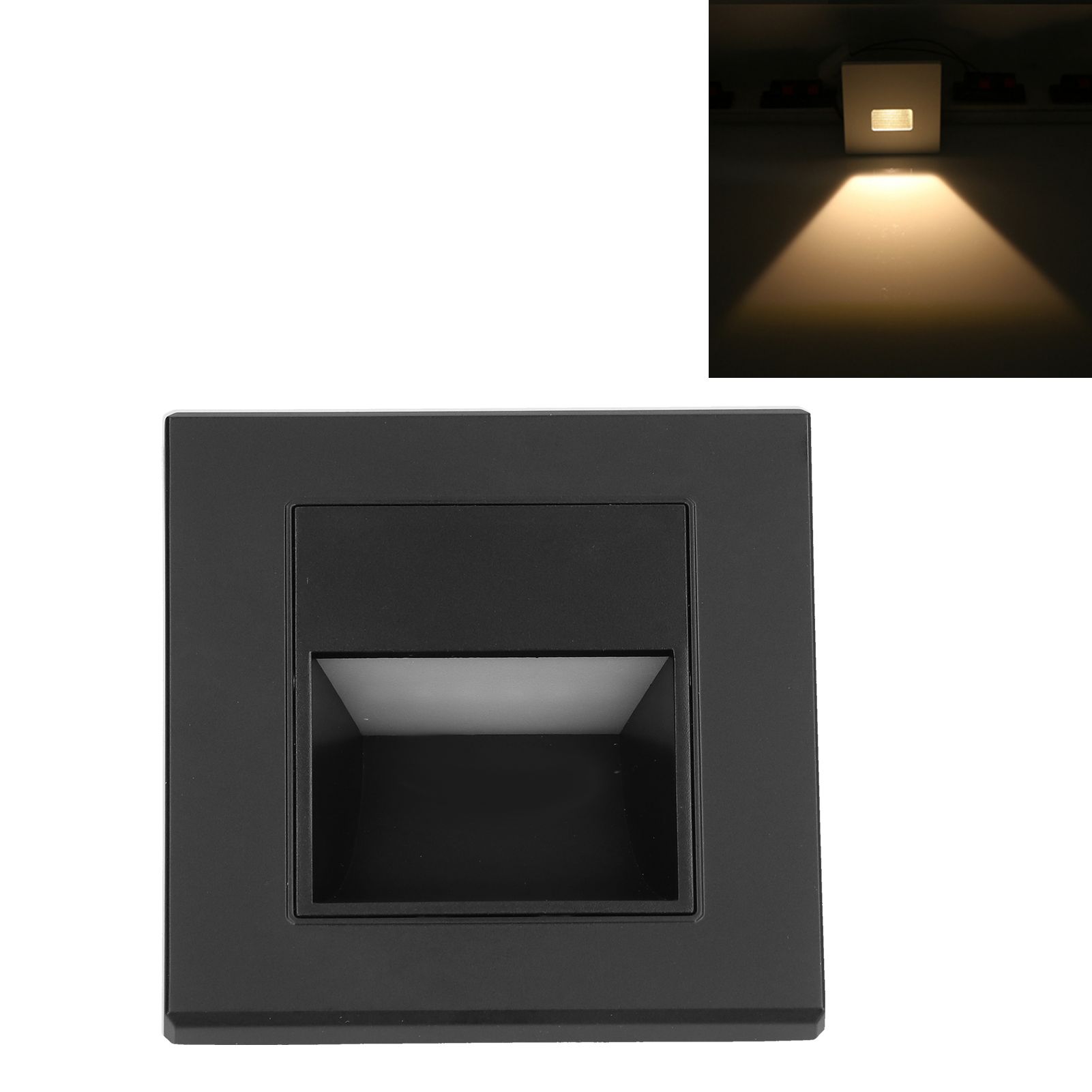 LED Step Lamp Recessed Stair Light for Stairway Corridor Lighting Warm White view 10