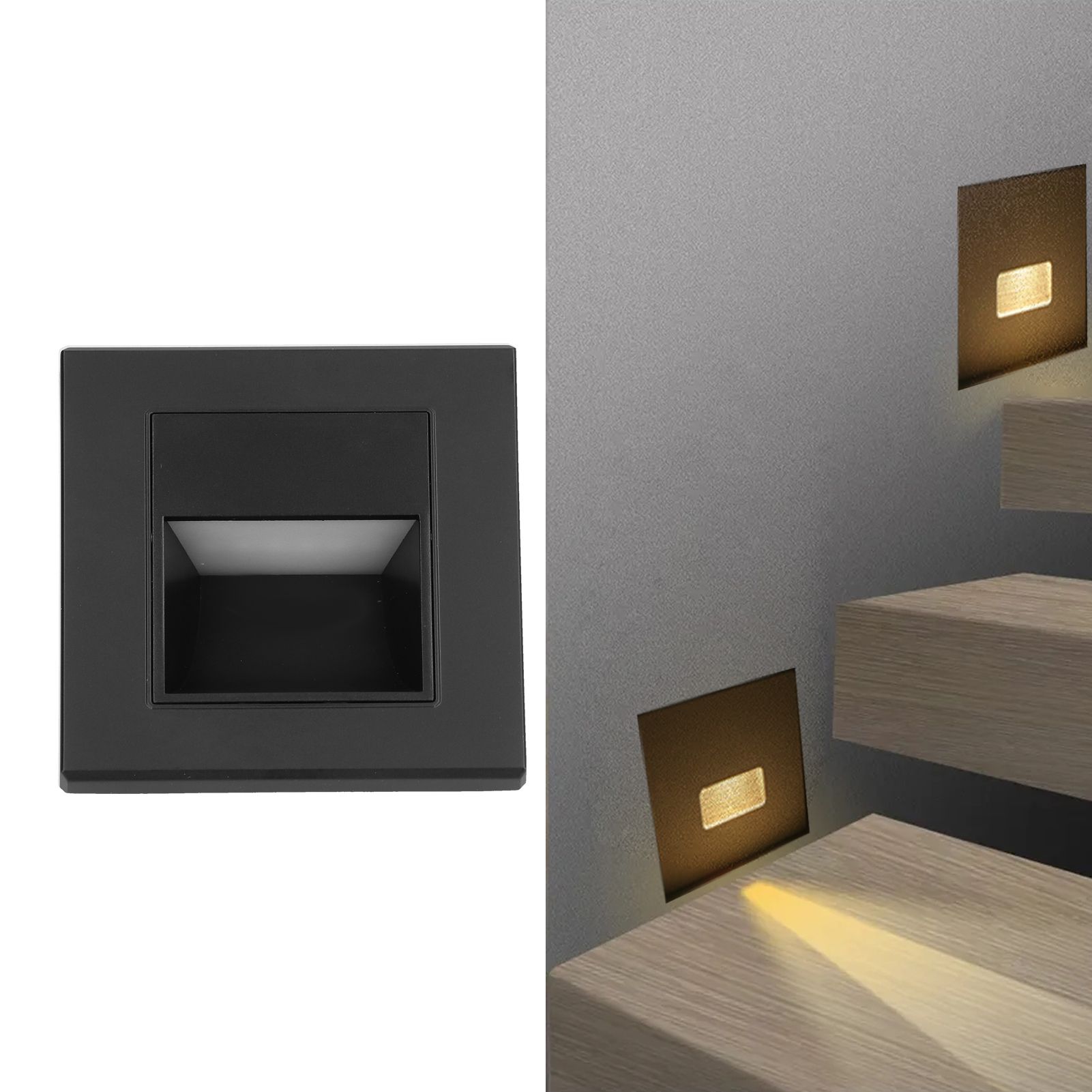 LED Step Lamp Recessed Stair Light for Stairway Corridor Lighting Warm White view 11